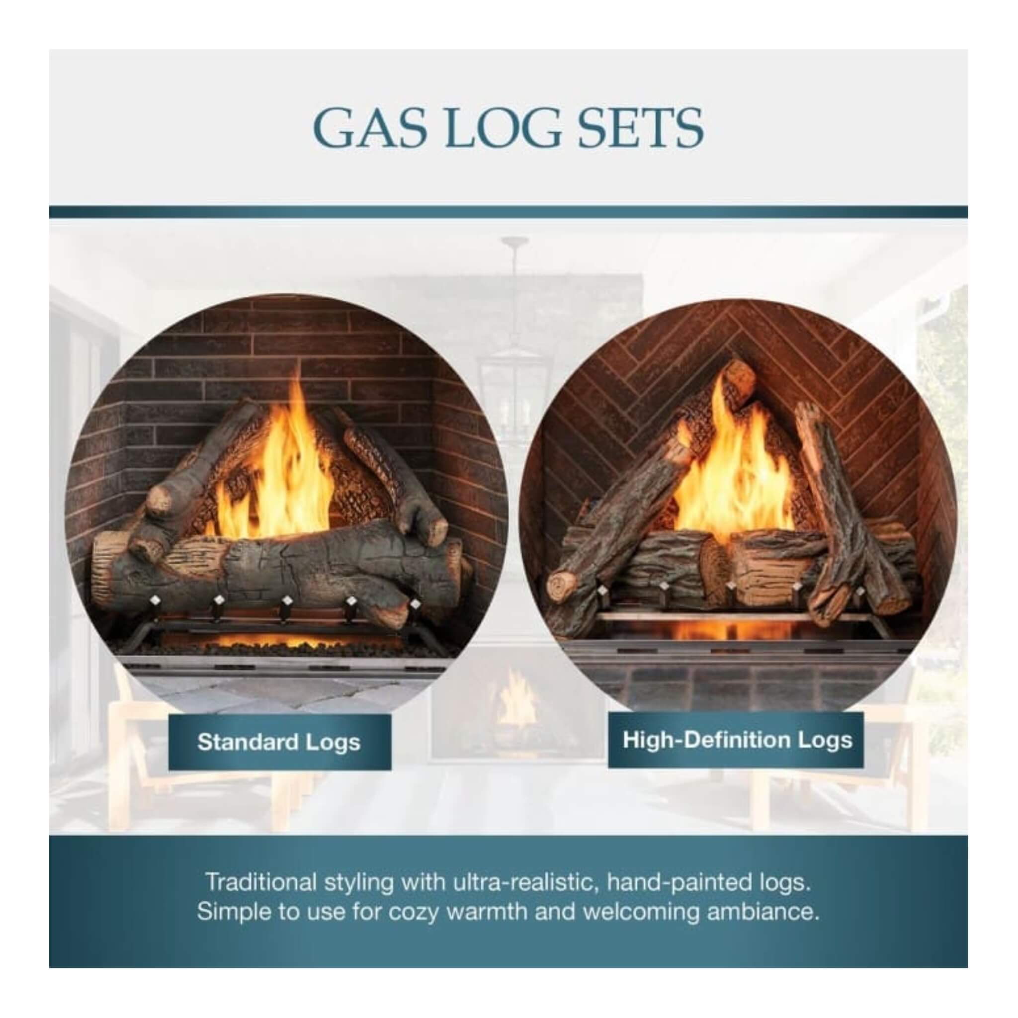 Majestic Courtyard 55K BTU 42" Traditional Outdoor Gas Fireplace With Stacked Concrete Refractory [ODCOUG-42TS] (SAK75312) - Energize Trek