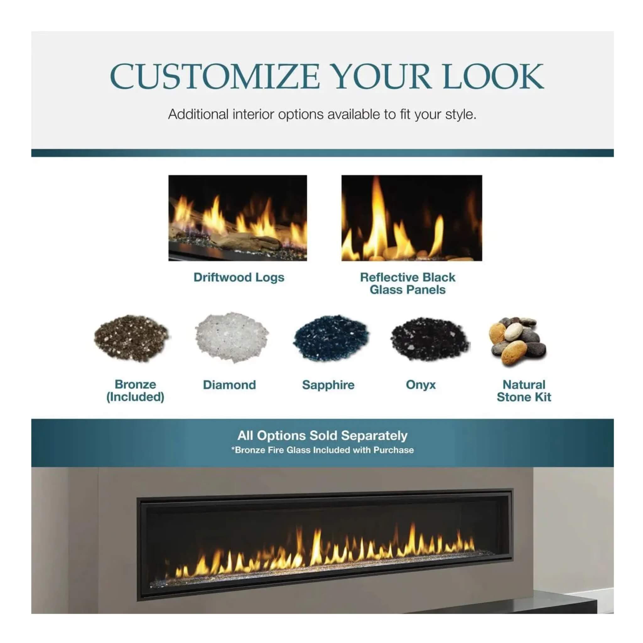 Majestic Echelon II 48" See-Through Direct Vent Fireplace [ECHEL48STIN-C] (SAK69284) - Energize Trek