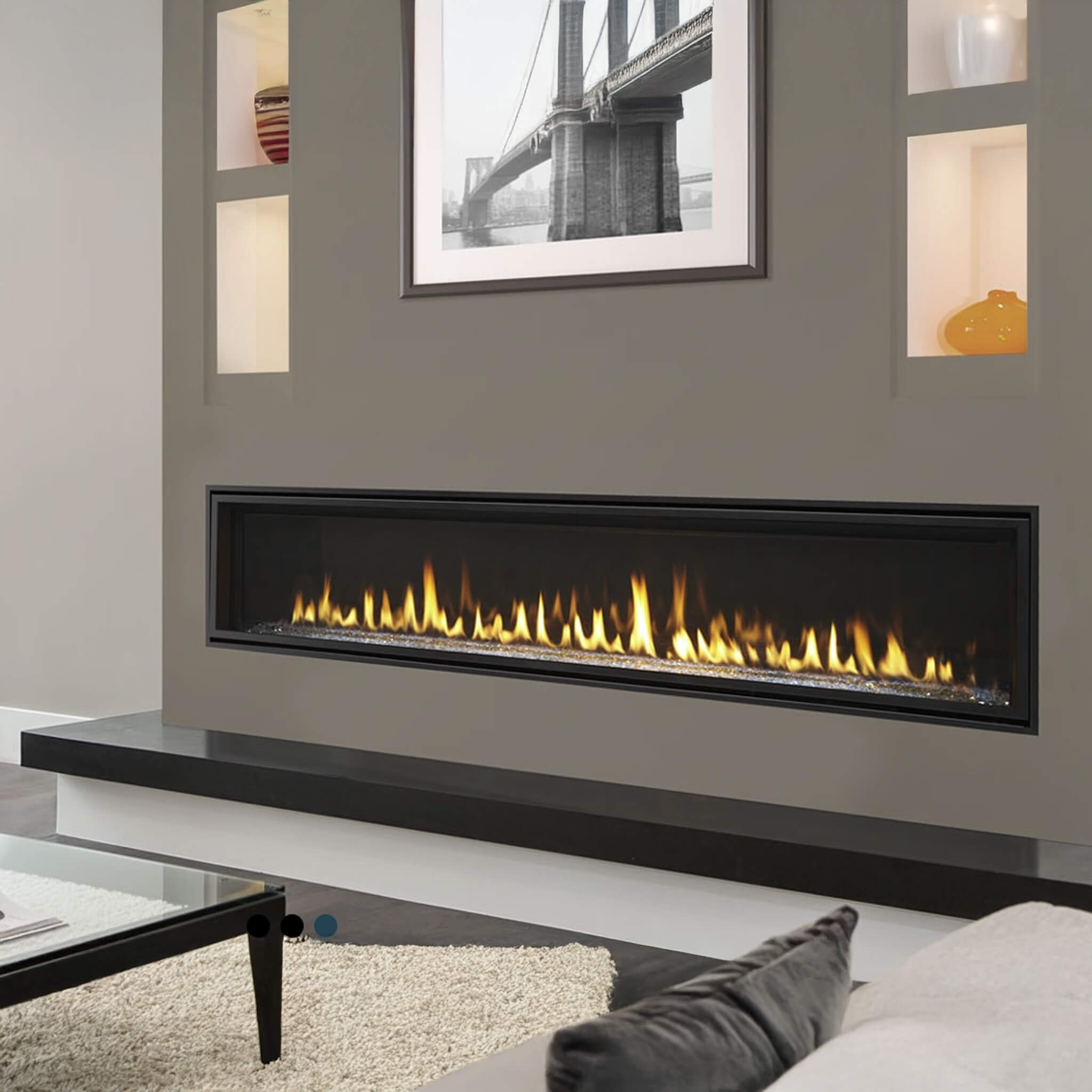 Majestic Echelon II 60" Linear Direct Vent Fireplace [ECHEL60IN-C] (SAK57214) - Energize Trek