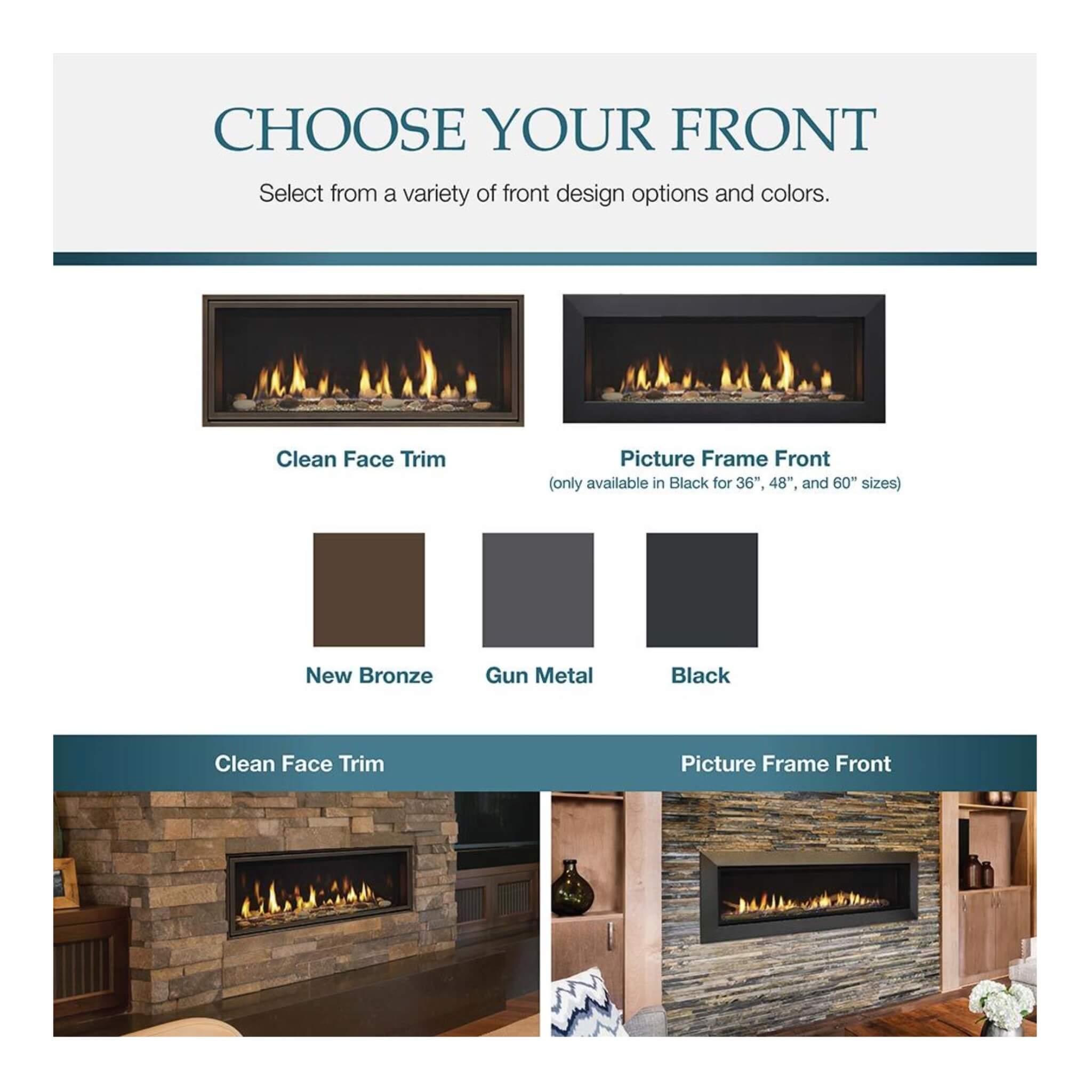 Majestic Echelon II 60" Linear Direct Vent Fireplace [ECHEL60IN-C] (SAK57214) - Energize Trek