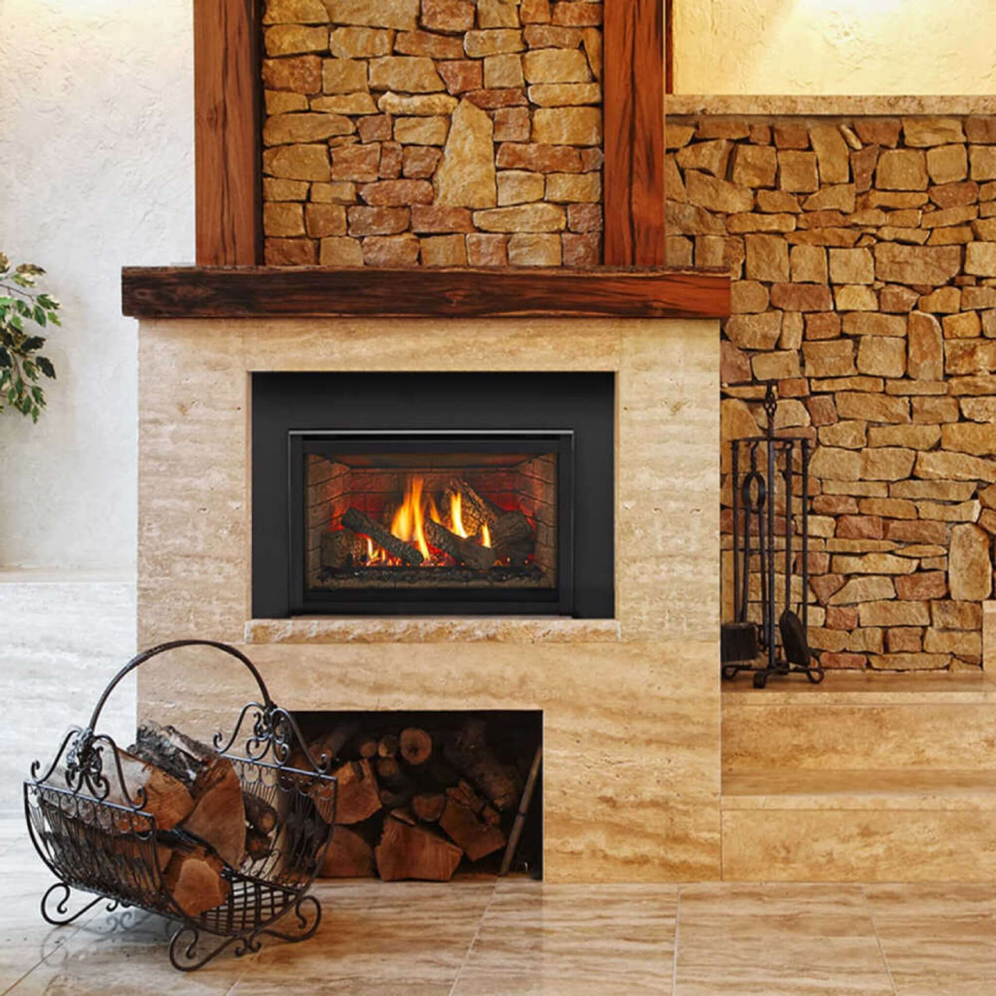 Majestic Meridian 36" Platinum Natural Gas Fireplace [MER36PN] (SAK43751) - Energize Trek