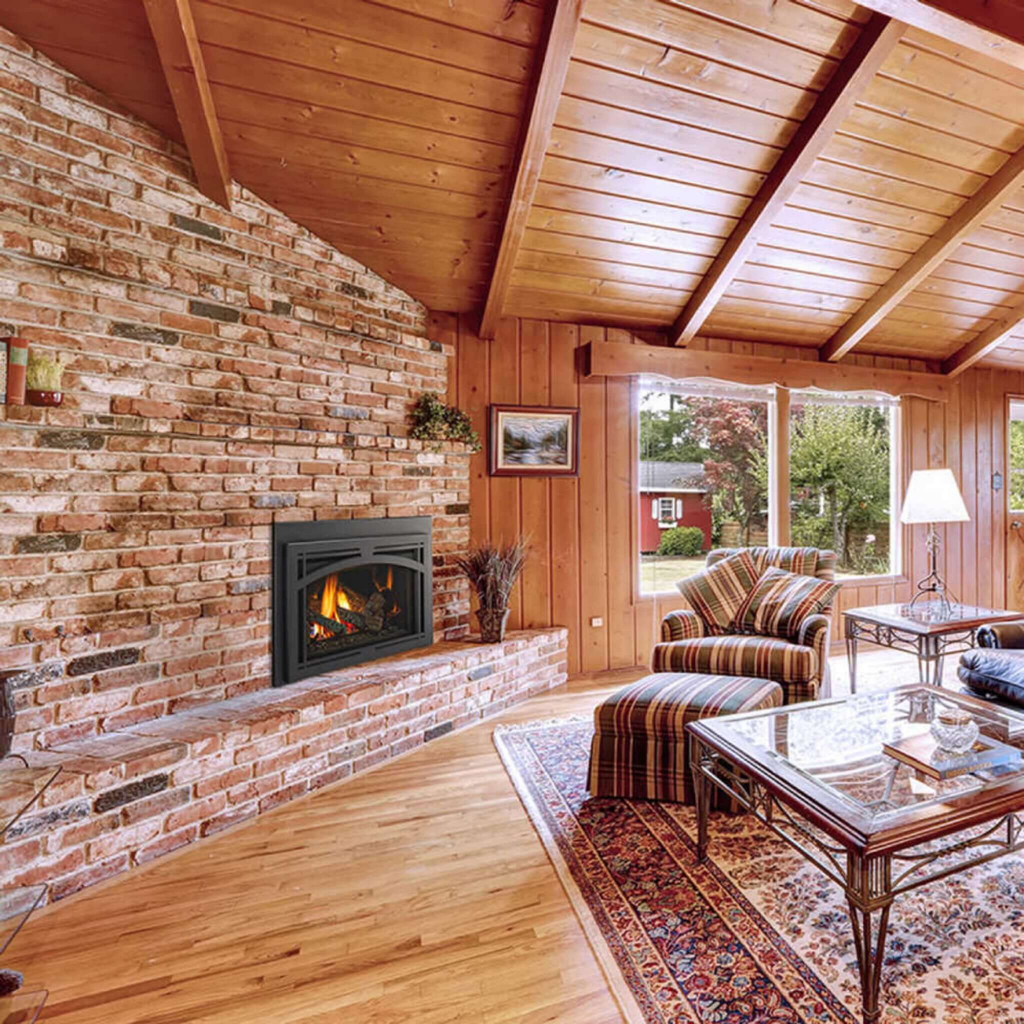 Majestic Meridian 36" Platinum Natural Gas Fireplace [MER36PN] (SAK43751) - Energize Trek