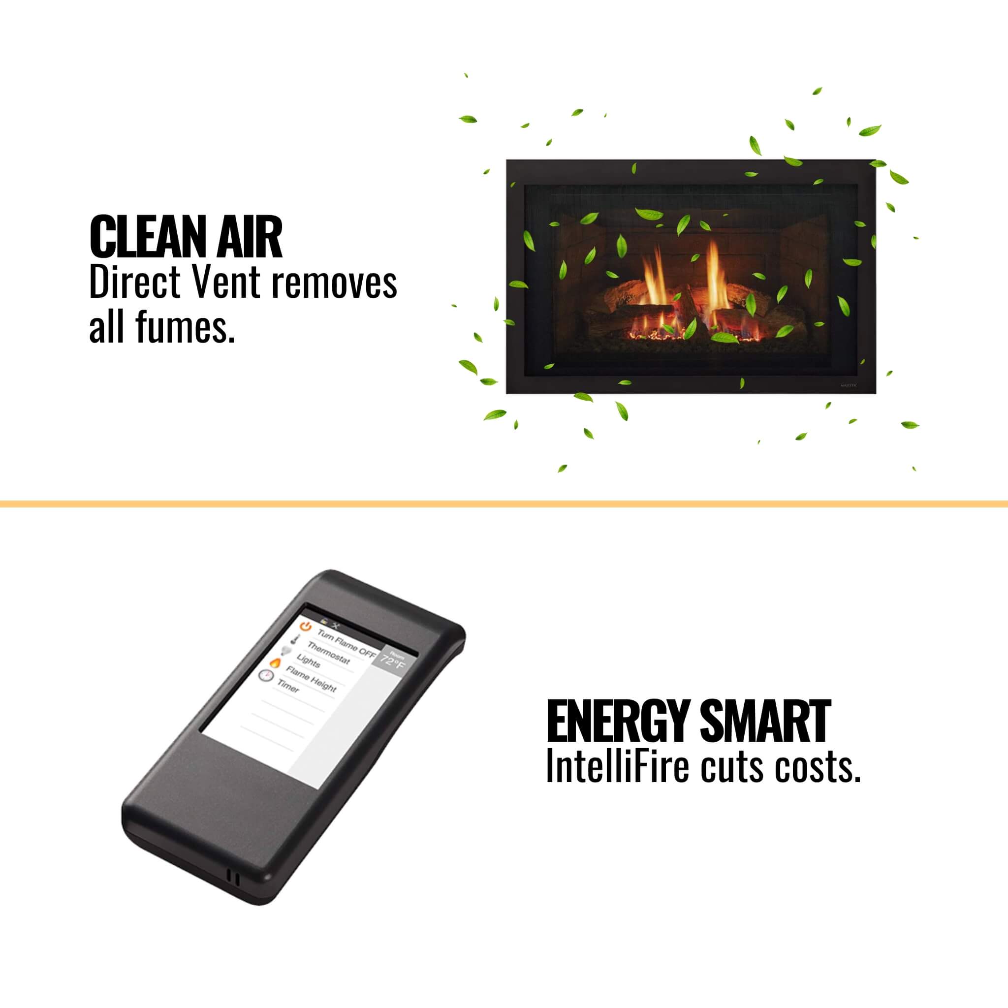 Majestic Jasper 30" Direct Vent Natural Gas Insert [JASPER30IN] (SAK21396) - Energize Trek