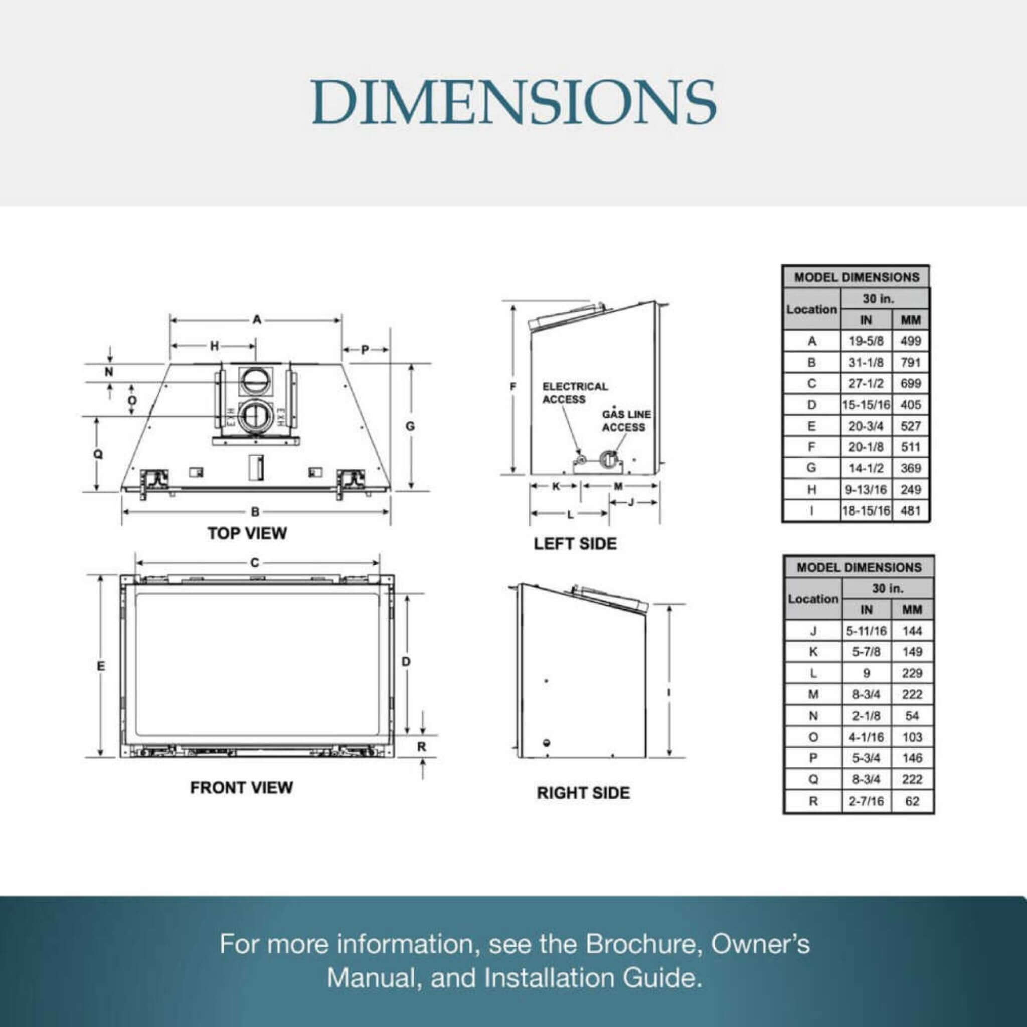 Majestic Jasper 30" Direct Vent Natural Gas Insert [JASPER30IN] (SAK21396) - Energize Trek