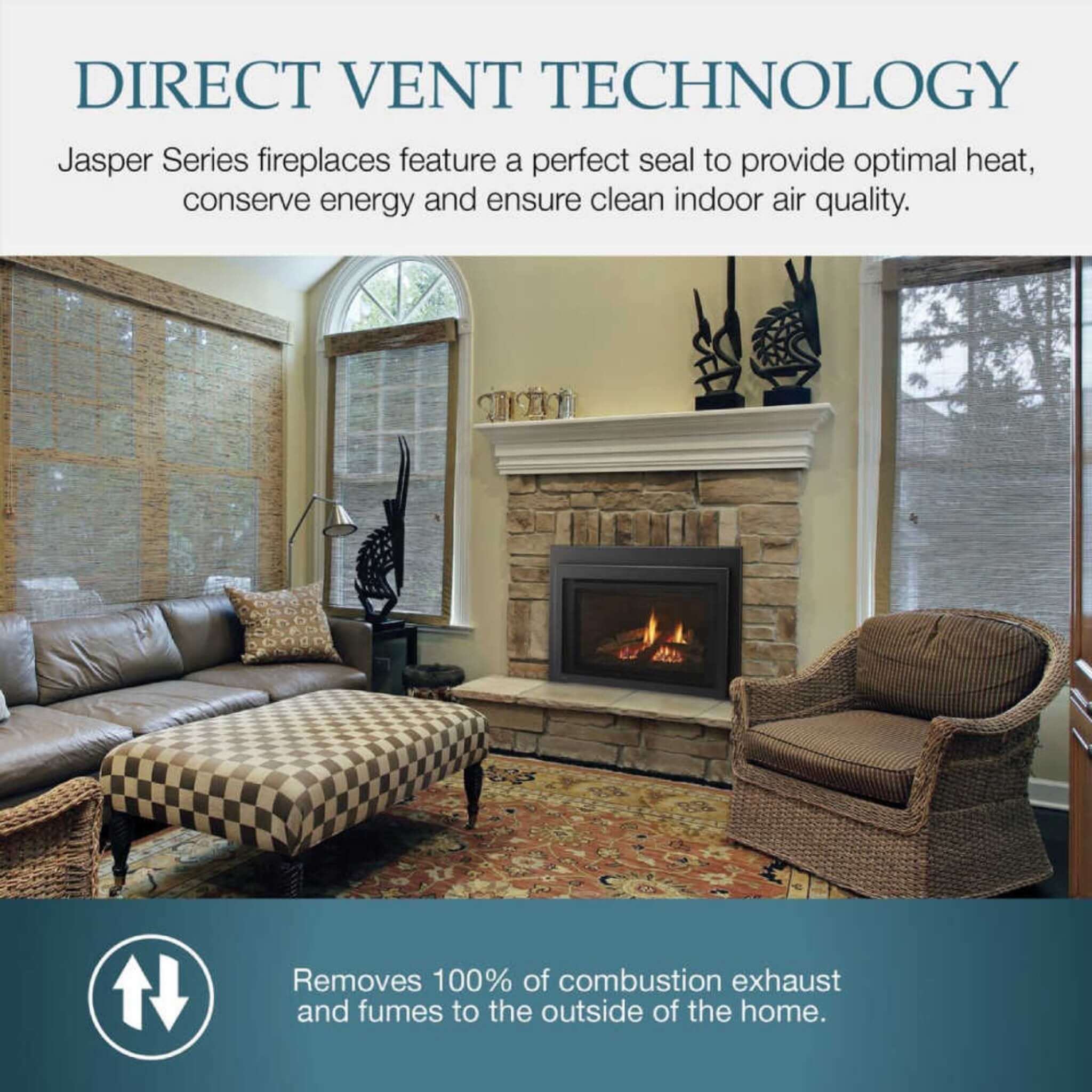 Majestic Jasper 30" Direct Vent Natural Gas Insert [JASPER30IN] (SAK21396) - Energize Trek