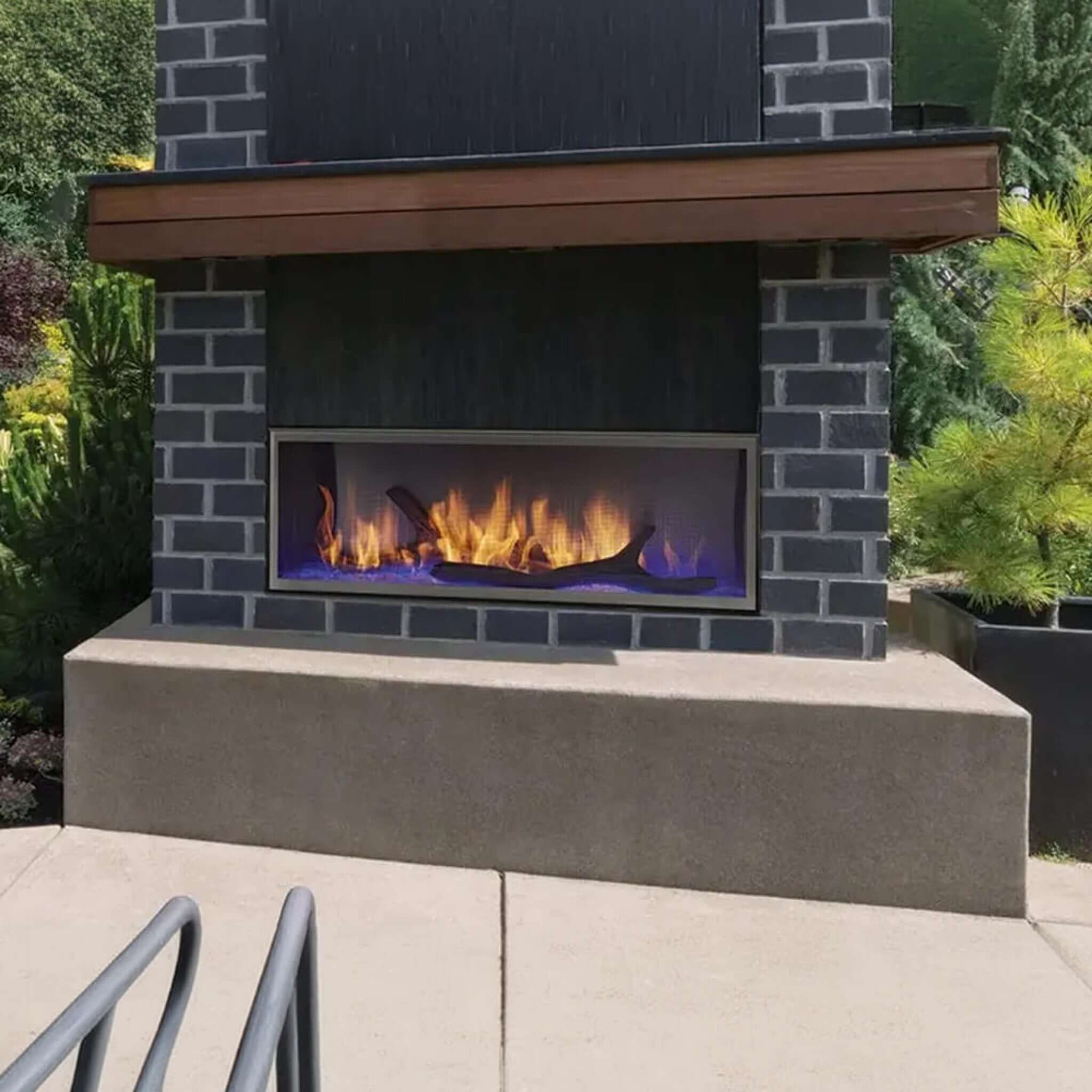 Majestic Lanai 48" Single Sided Linear Outdoor Gas Fireplace [ODLANAIG-48] (SAK95127) - Energize Trek