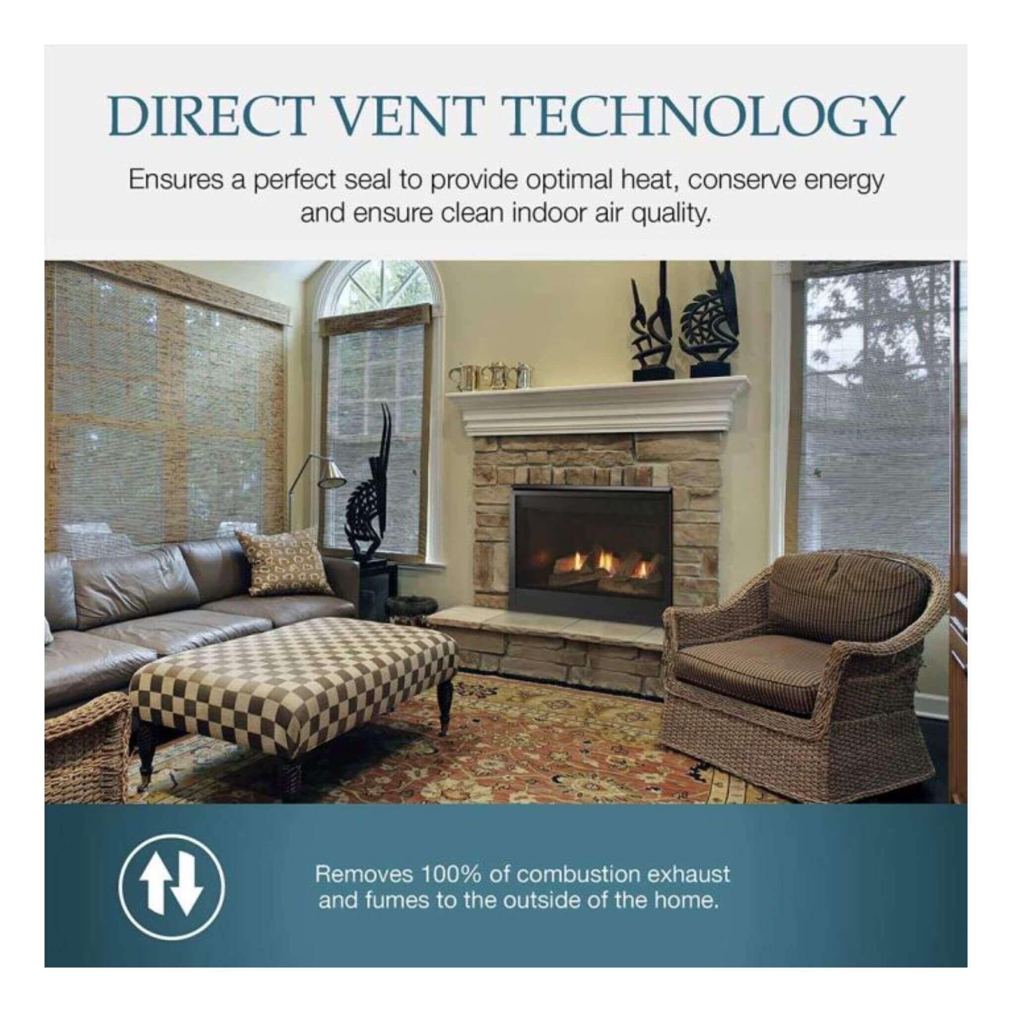 Majestic Mercury 32" Direct Vent Natural Gas Fireplace [MERC32IN] (SAK15031) - Energize Trek