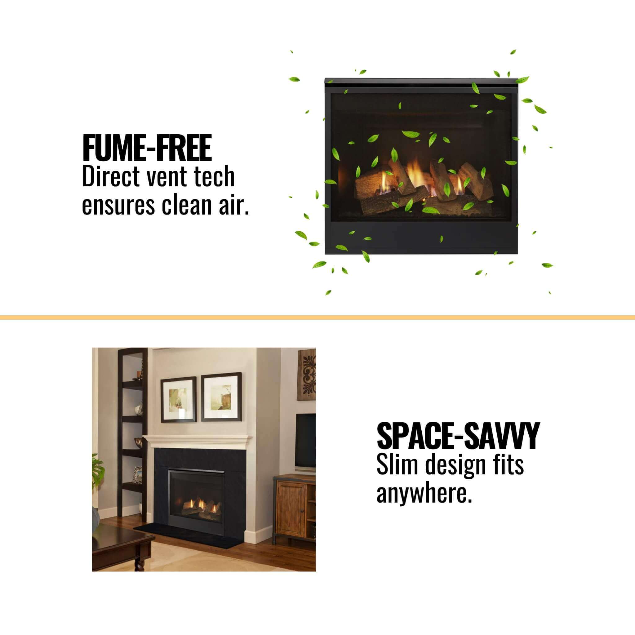 Majestic Mercury 32" Direct Vent Natural Gas Fireplace [MERC32IN] (SAK15031) - Energize Trek