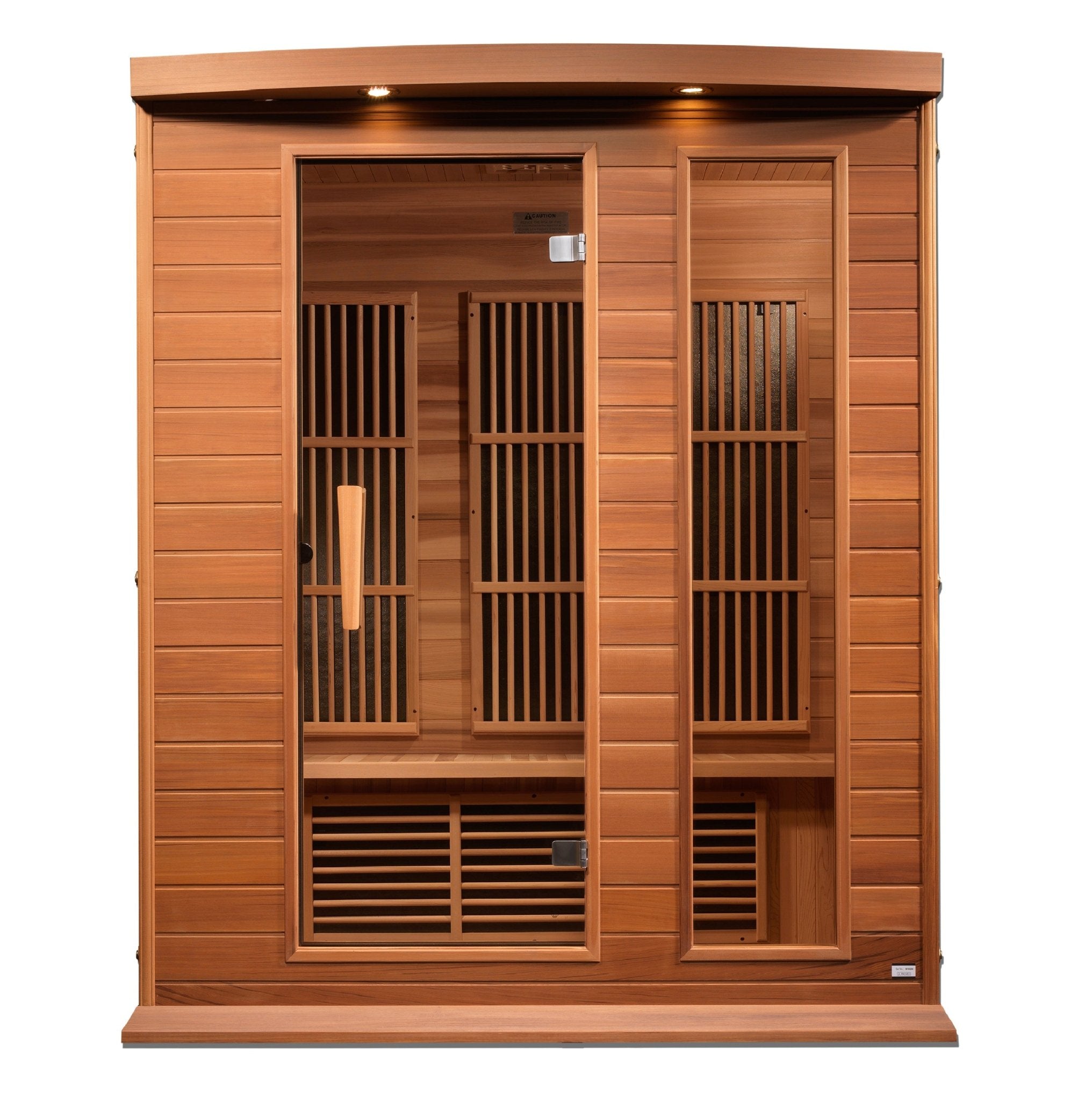 Maxxus 3-Person Low EMF FAR Infrared Sauna - Canadian Red Cedar | Maxxus Sauna - Energize Trek