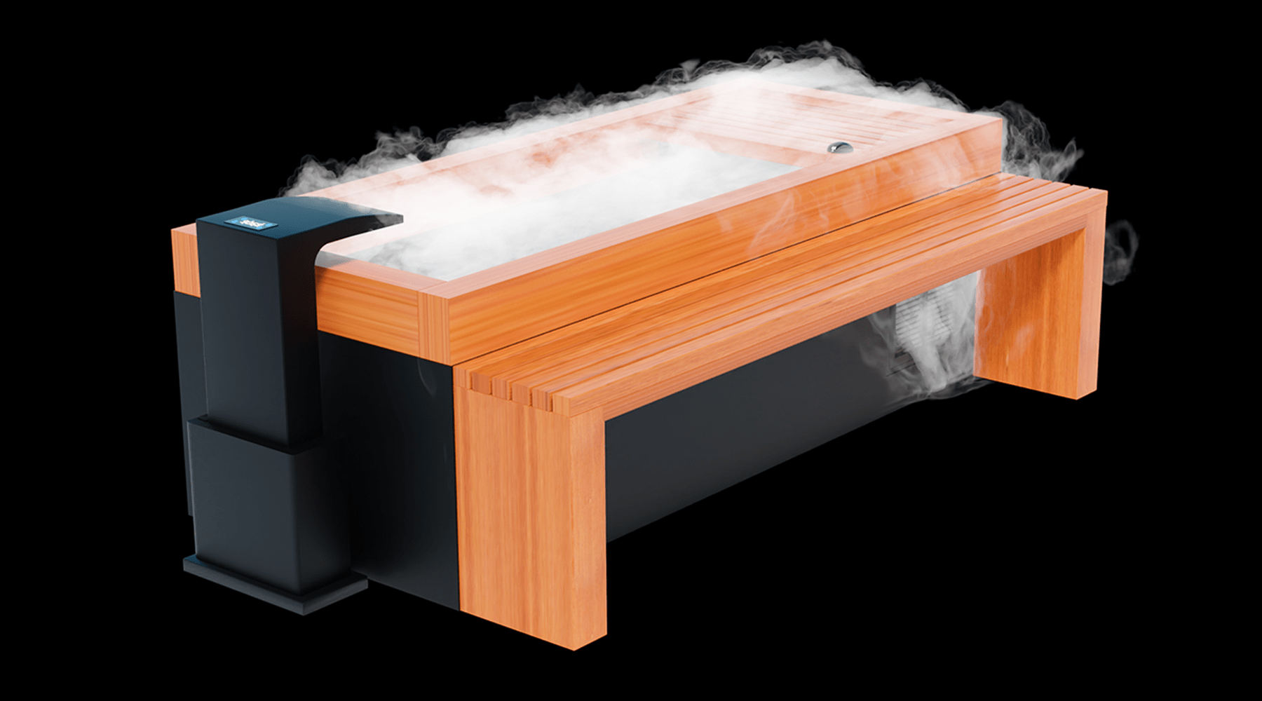 Medical Frozen 6 Cold Plunge | XL Size with Essential Oil Infuser & Steam Generator - Energize Trek
