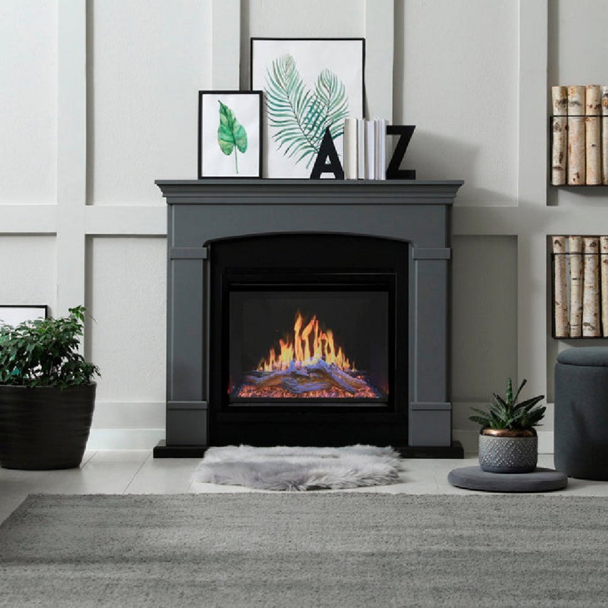 Modern Flames Orion Traditional 54" Heliovision Electric Fireplace [OR54-TRAD] (SAK74620) - Energize Trek