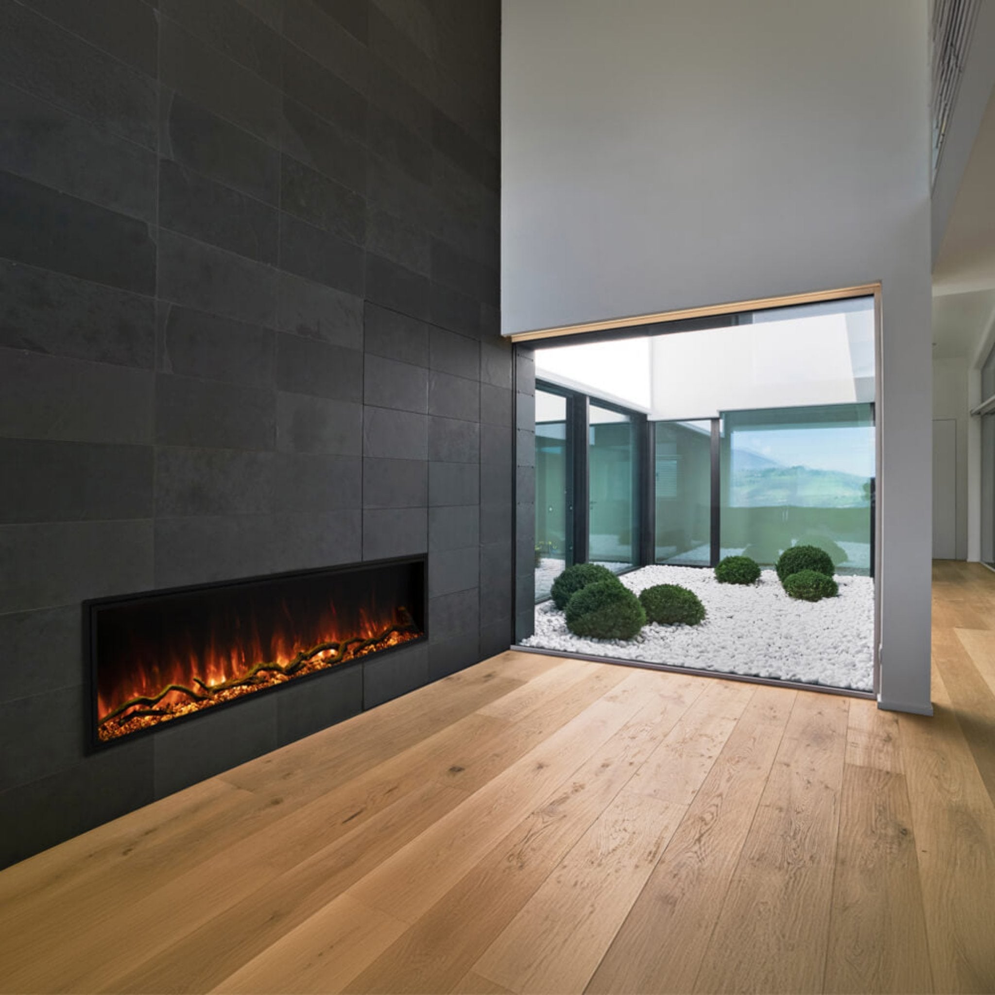 Modern Flames Landscape Pro Slim 56" Built-In Linear Electric Fireplace [LPS-5614V2] (SAK54711) - Energize Trek