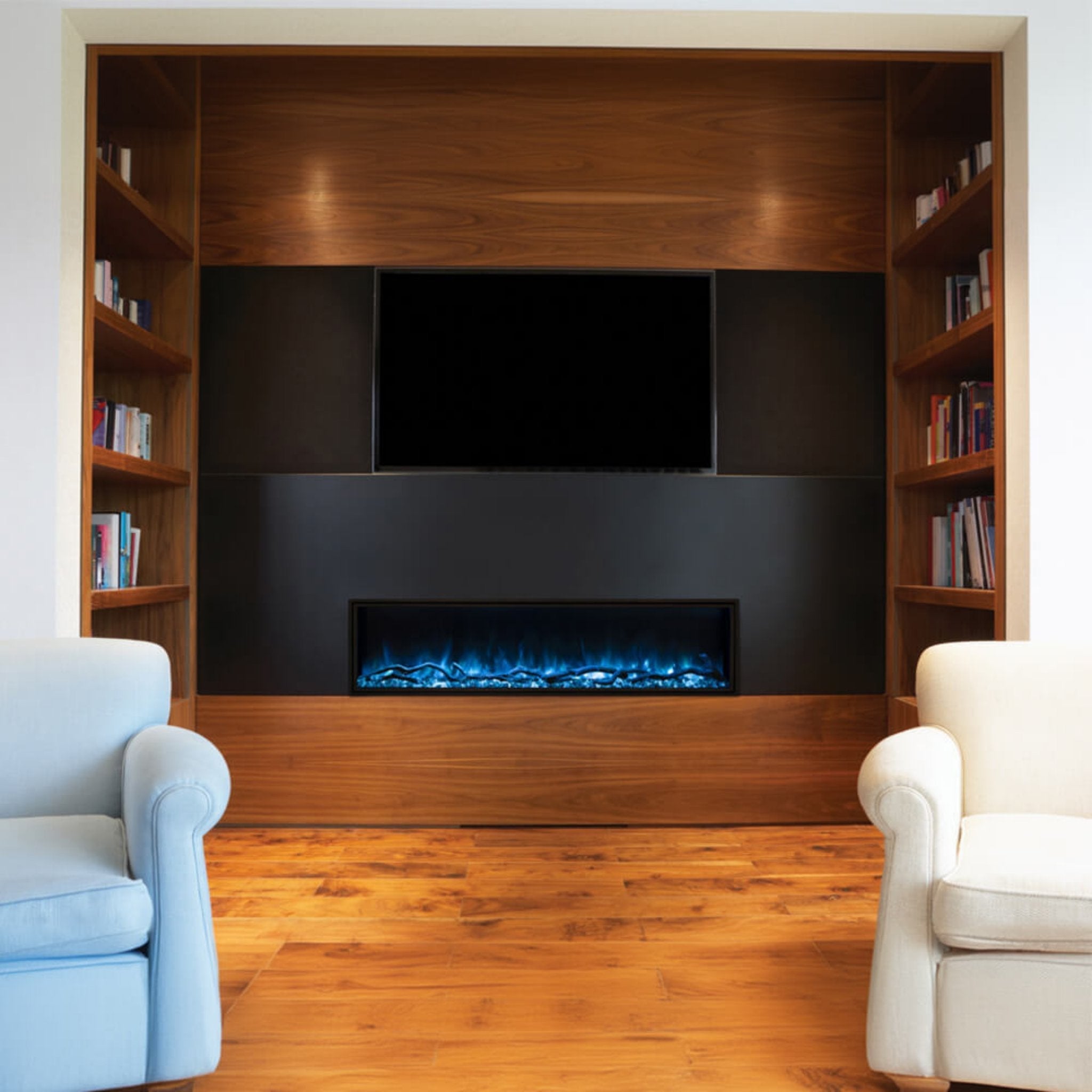 Modern Flames Landscape Pro Slim 56" Built-In Linear Electric Fireplace [LPS-5614V2] (SAK54711) - Energize Trek