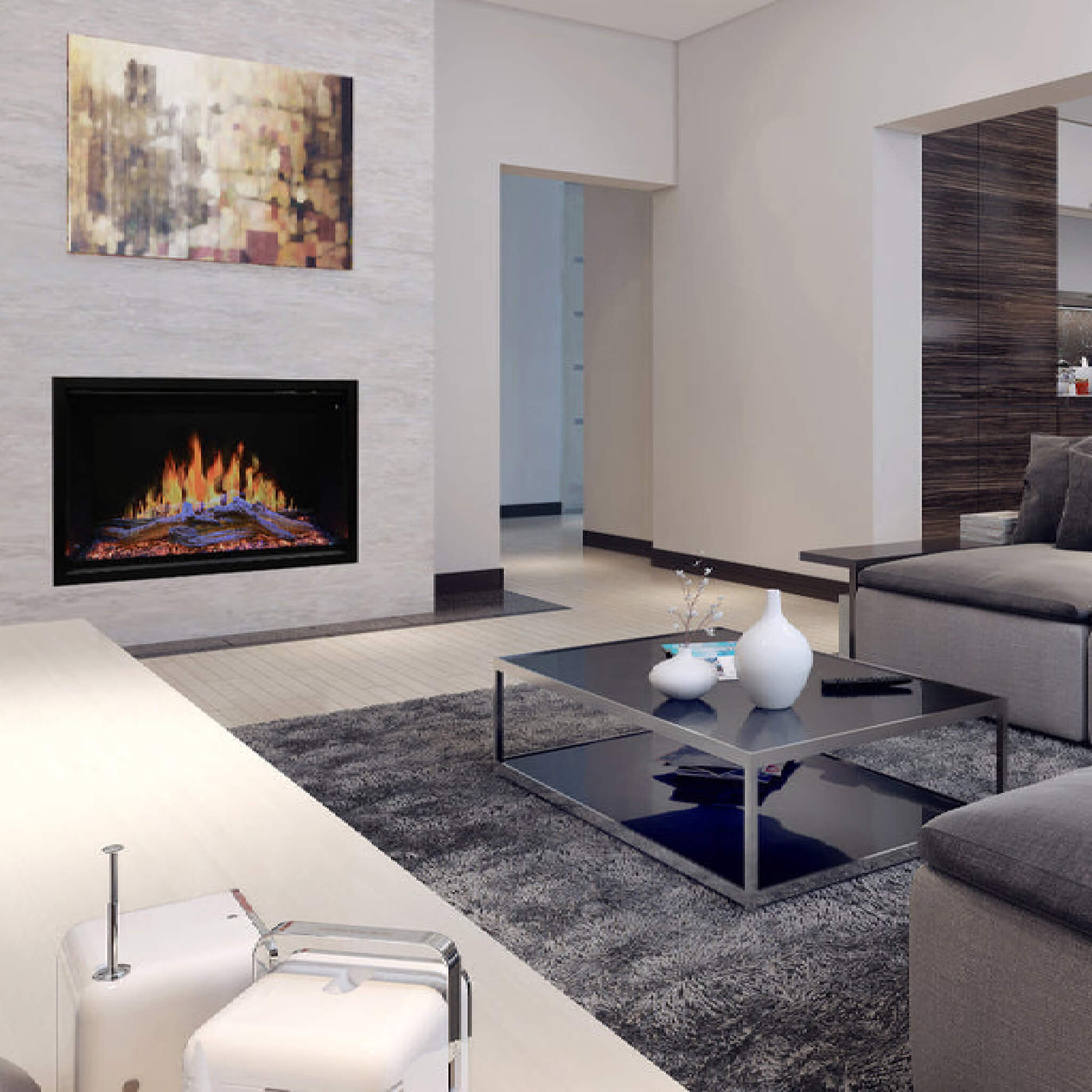 Modern Flames Orion Traditional 54" Heliovision Electric Fireplace [OR54-TRAD] (SAK74620) - Energize Trek