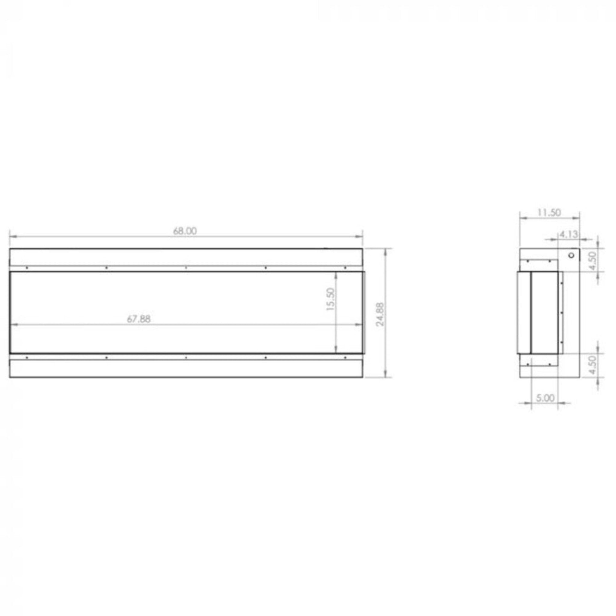 Modern Flames Redstone 36" Built-In Traditional Electric Fireplace [RS-3626] (SAK36514) - Energize Trek