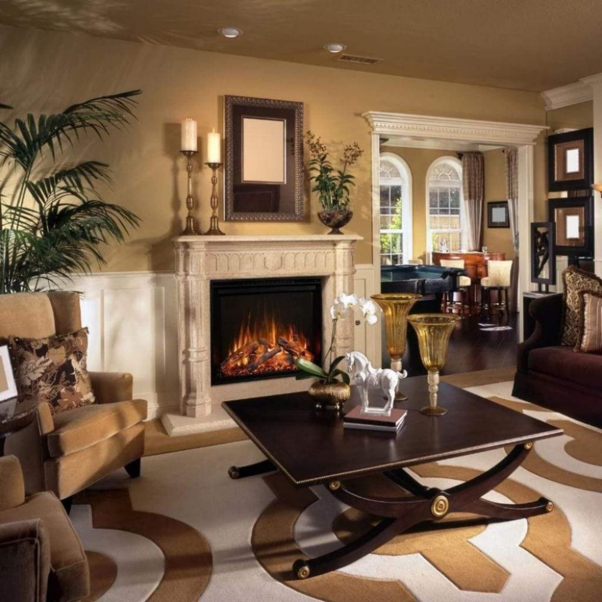 Modern Flames Redstone 54" Built-In Traditional Electric Fireplace [RS-5435] (SAK48153) - Energize Trek