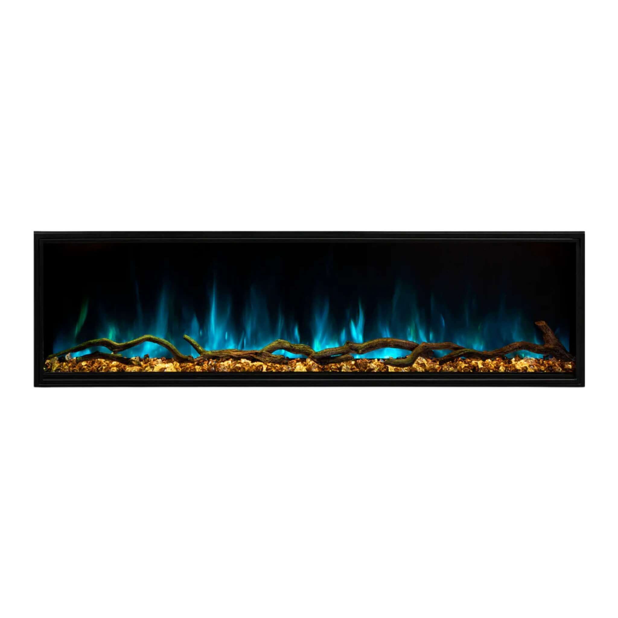 Modern Flames Landscape Pro Multi 56" Linear Multi-Sided Electric Fireplace With Hybrid Flame Technology [LPM-5616V2] (SAK67390) - Energize Trek