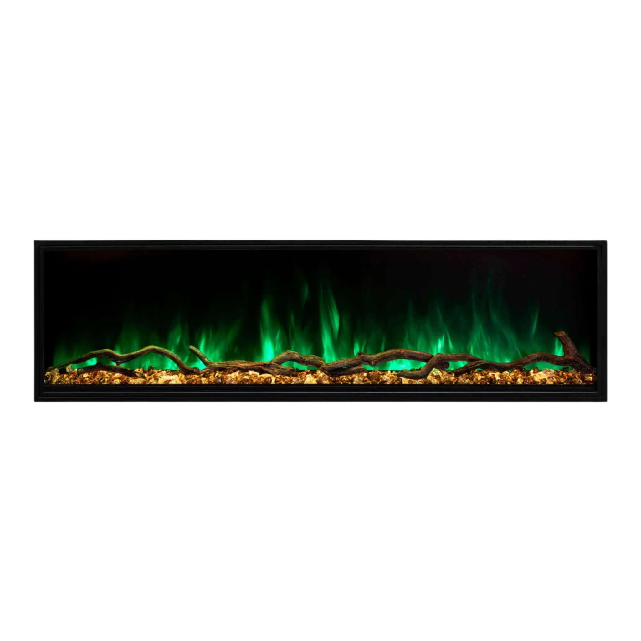 Modern Flames Landscape Pro Multi 56" Linear Multi-Sided Electric Fireplace With Hybrid Flame Technology [LPM-5616V2] (SAK67390) - Energize Trek