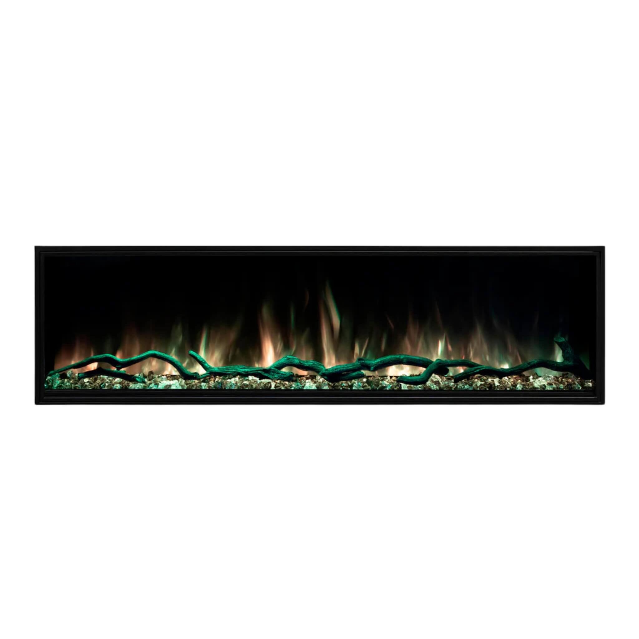 Modern Flames Landscape Pro Multi 56" Linear Multi-Sided Electric Fireplace With Hybrid Flame Technology [LPM-5616V2] (SAK67390) - Energize Trek