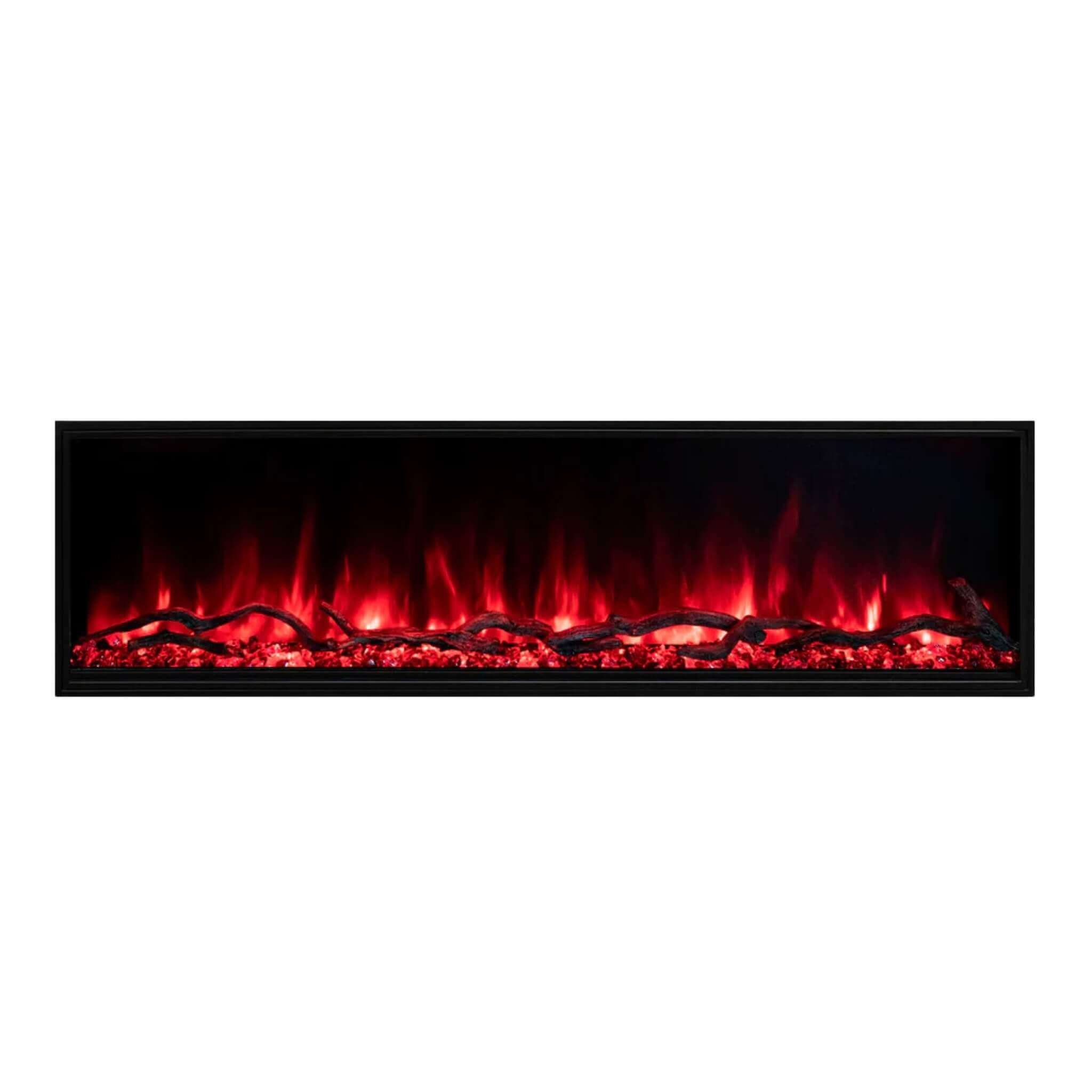 Modern Flames Landscape Pro Multi 56" Linear Multi-Sided Electric Fireplace With Hybrid Flame Technology [LPM-5616V2] (SAK67390) - Energize Trek