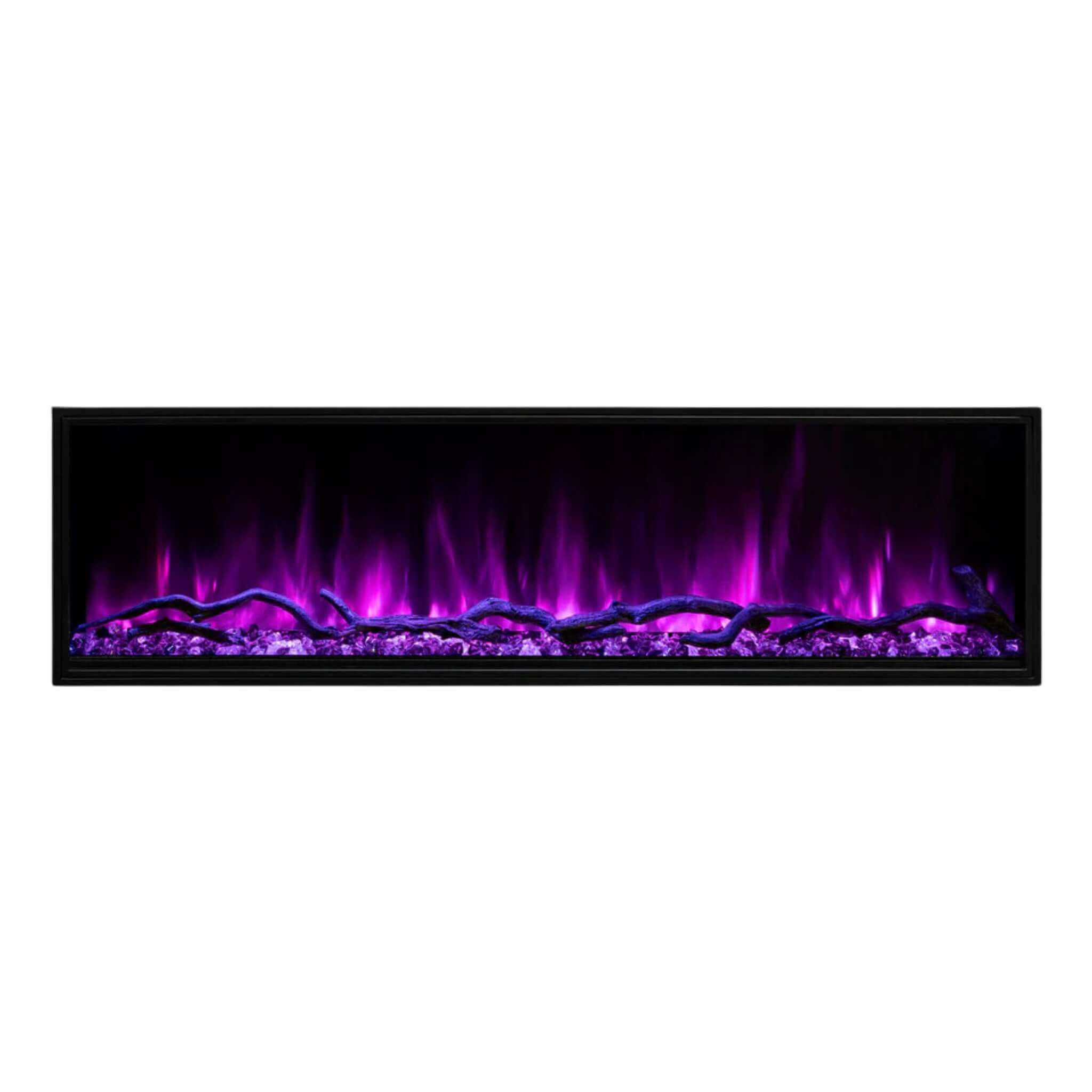 Modern Flames Landscape Pro Multi 56" Linear Multi-Sided Electric Fireplace With Hybrid Flame Technology [LPM-5616V2] (SAK67390) - Energize Trek