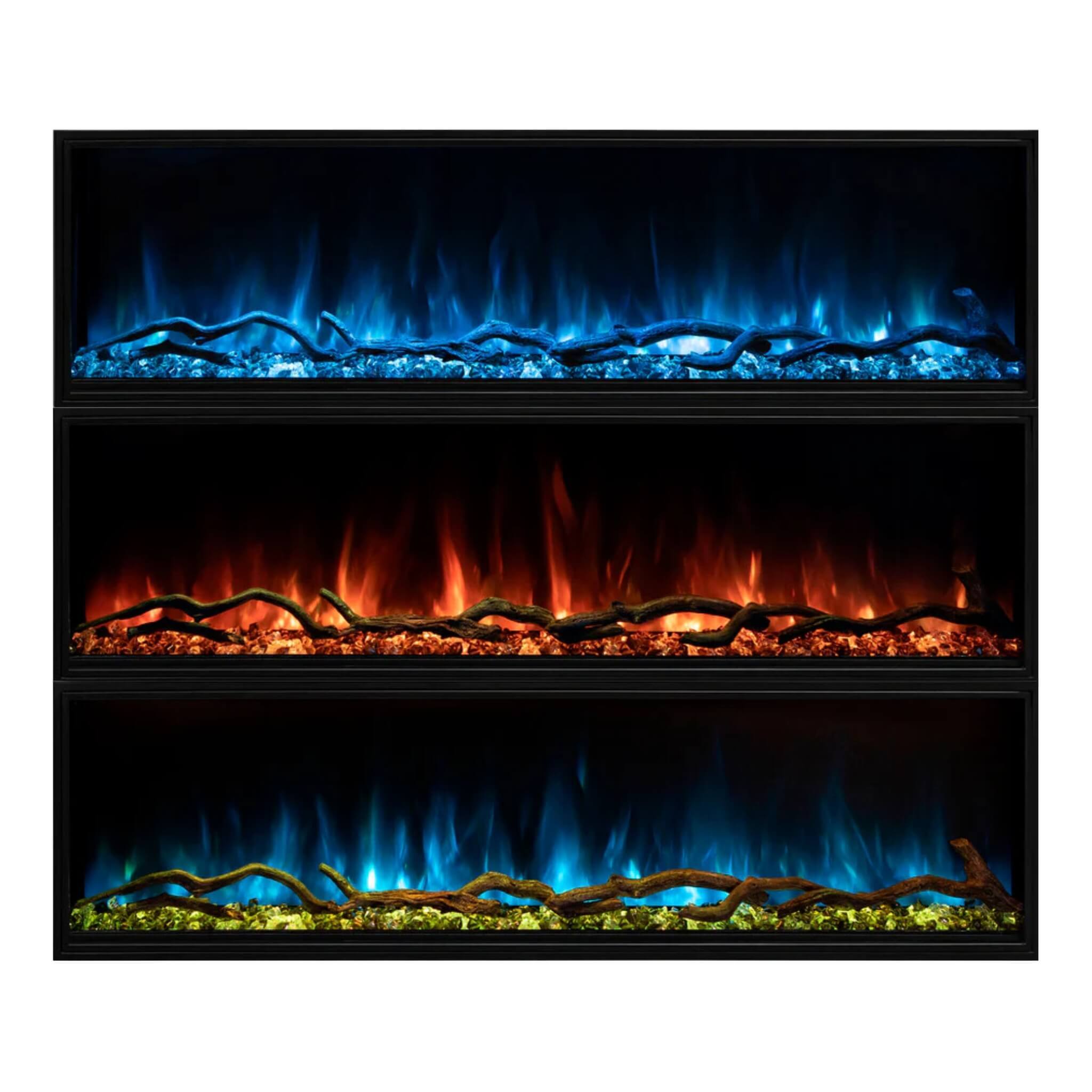 Modern Flames Landscape Pro Slim 56" Built-In Electric Fireplace With Wifi Control [LPS-5614] (SAK62153) - Energize Trek