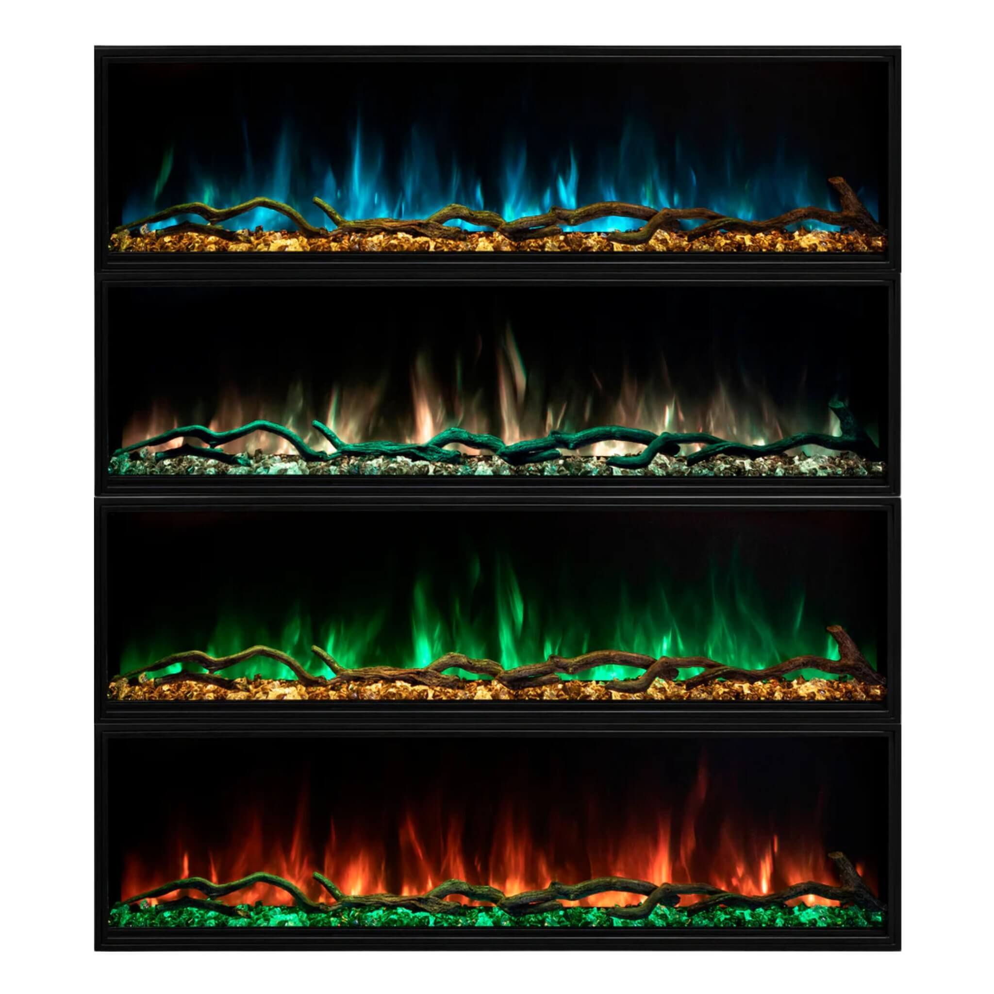 Modern Flames Landscape Pro Slim 56" Built-In Linear Electric Fireplace [LPS-5614V2] (SAK54711) - Energize Trek