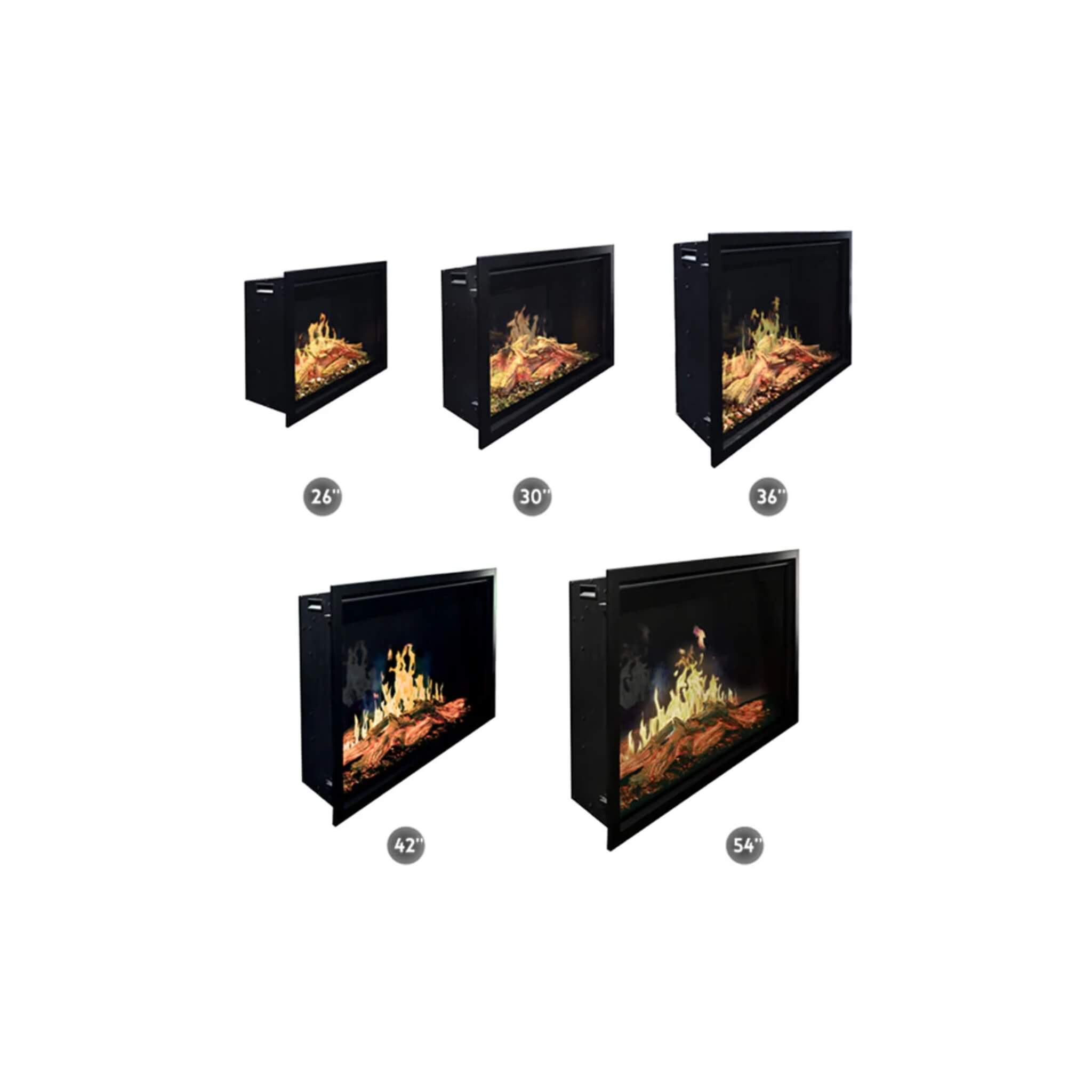 Modern Flames Orion Traditional 26" Heliovision Electric Fireplace [OR26-TRAD] (SAK51873) - Energize Trek