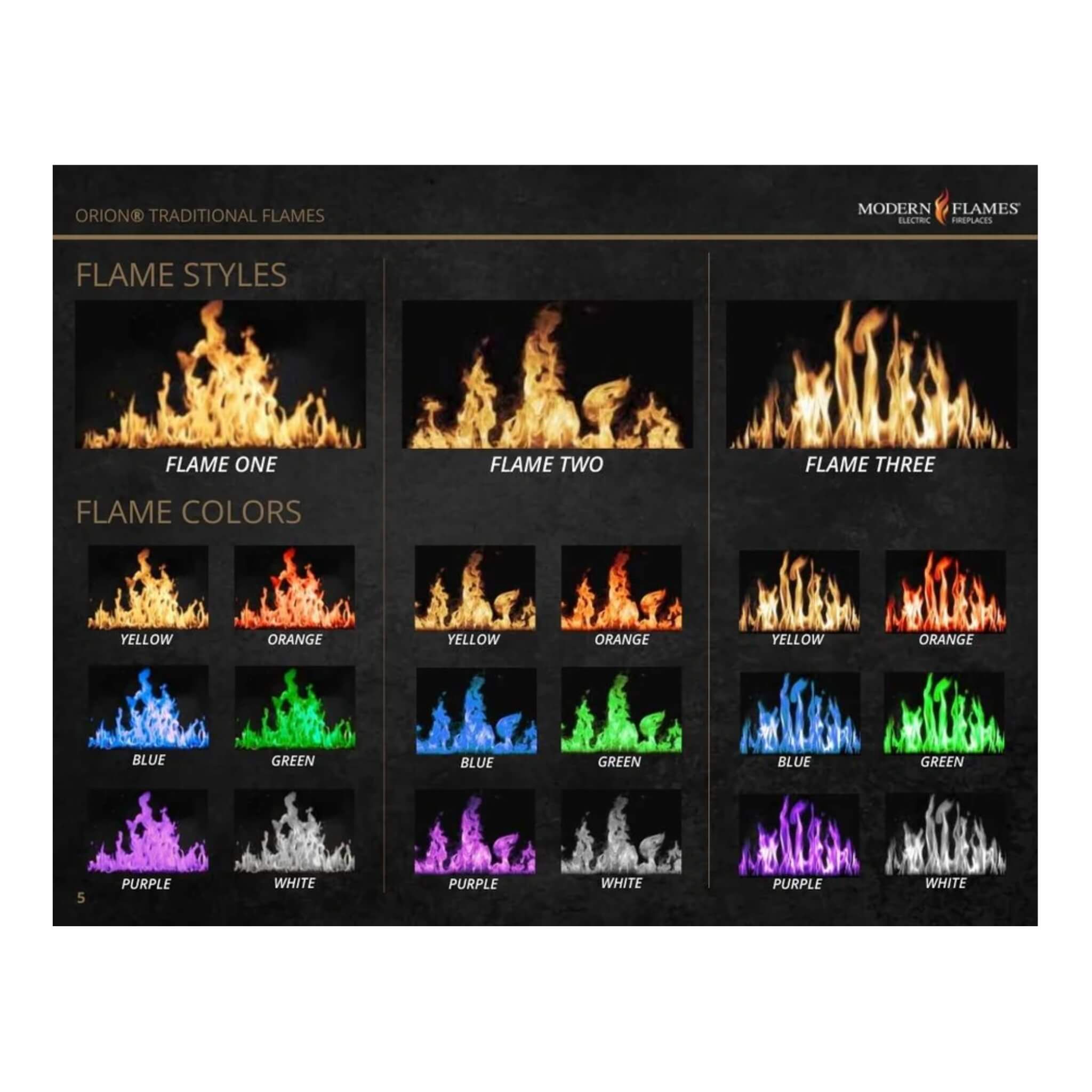 Modern Flames Orion Traditional 26" Heliovision Electric Fireplace [OR26-TRAD] (SAK51873) - Energize Trek