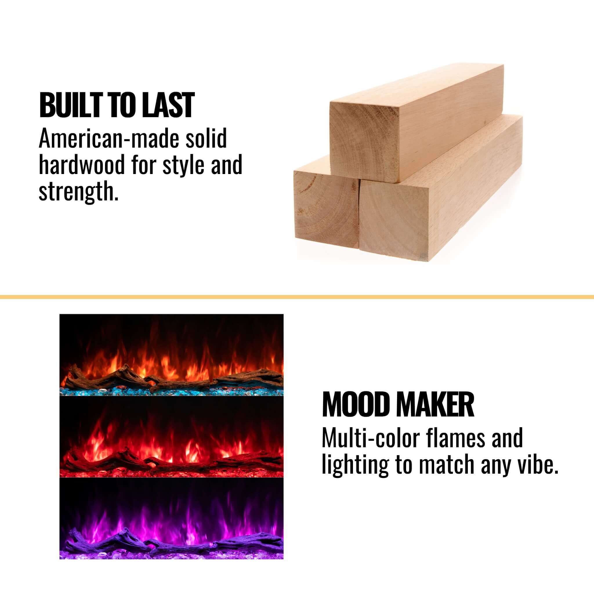 Modern Flames Landscape Pro Multi 68" Linear Multi-Sided Electric Fireplace [LPM-6816] (SAK15284) - Energize Trek