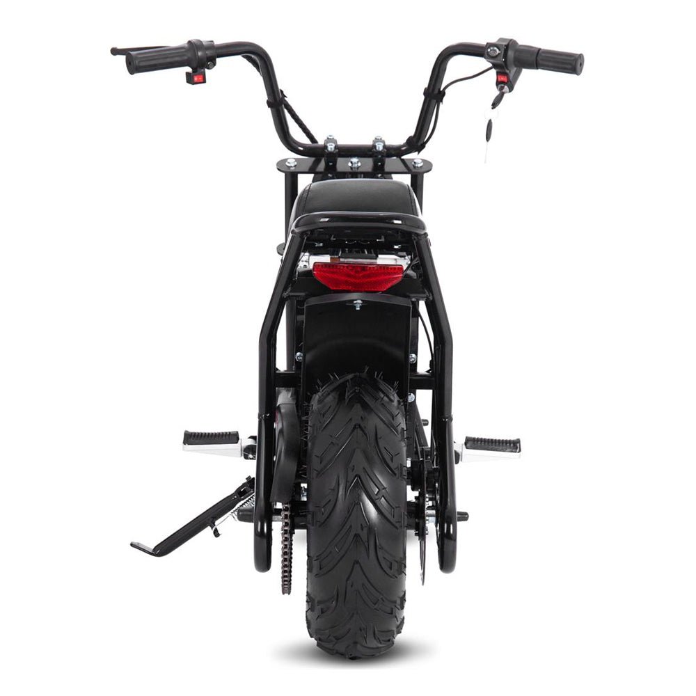 MotoTec 1000W 48V/12AH Electric Powered Mini Bike, Black (96372584) - Energize Trek