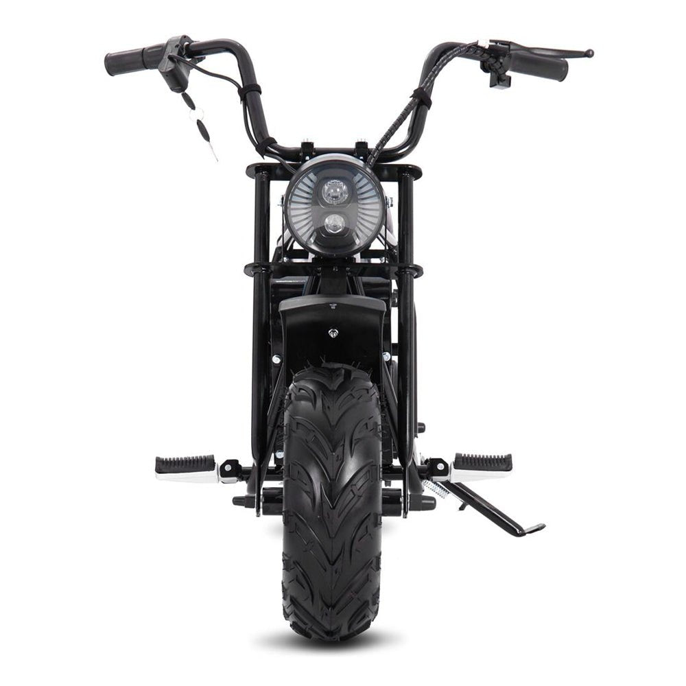 MotoTec 1000W 48V/12AH Electric Powered Mini Bike, Black (96372584) - Energize Trek