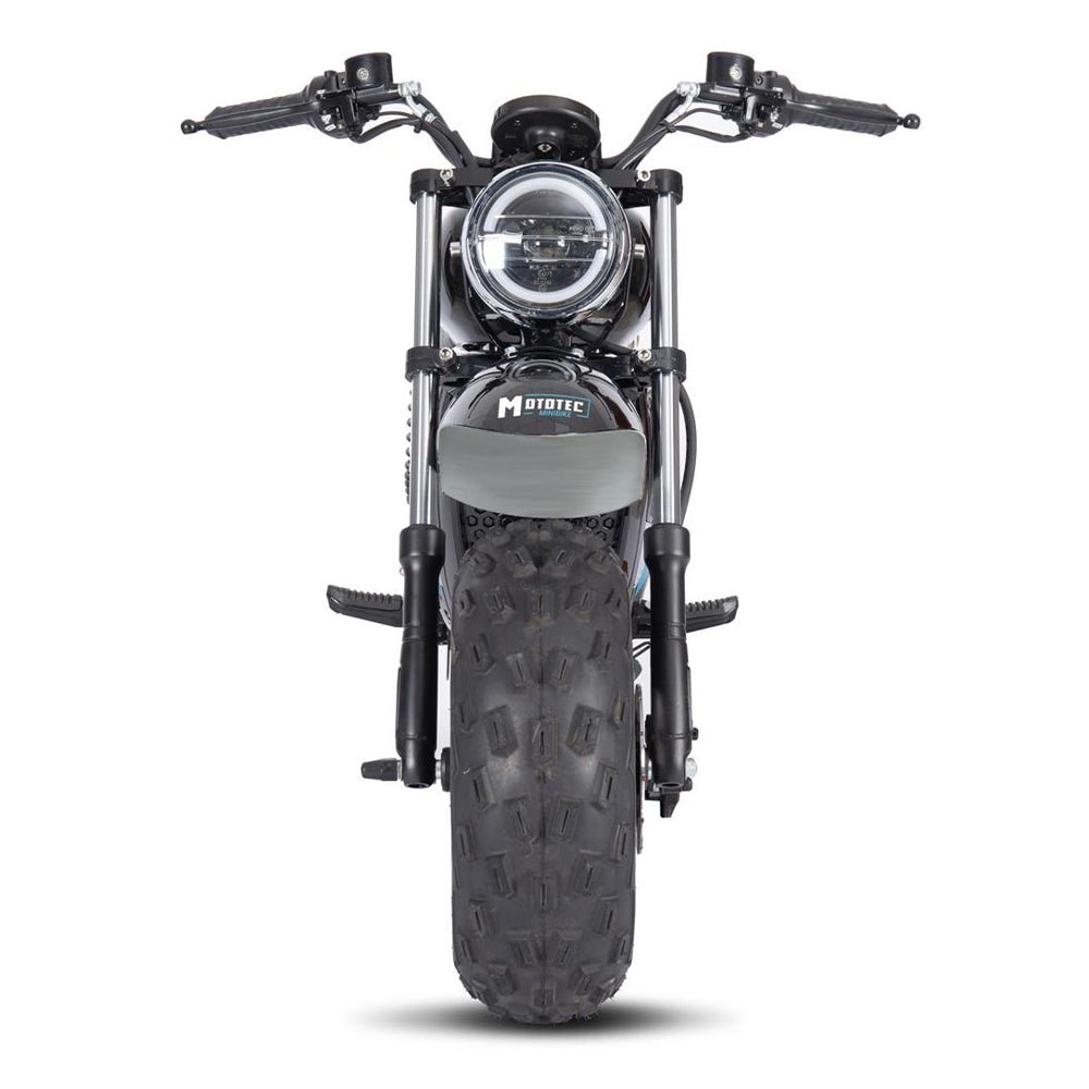 MotoTec 1500W 60V/20AH Electric Powered Mini Bike, Black (97368524) - Energize Trek