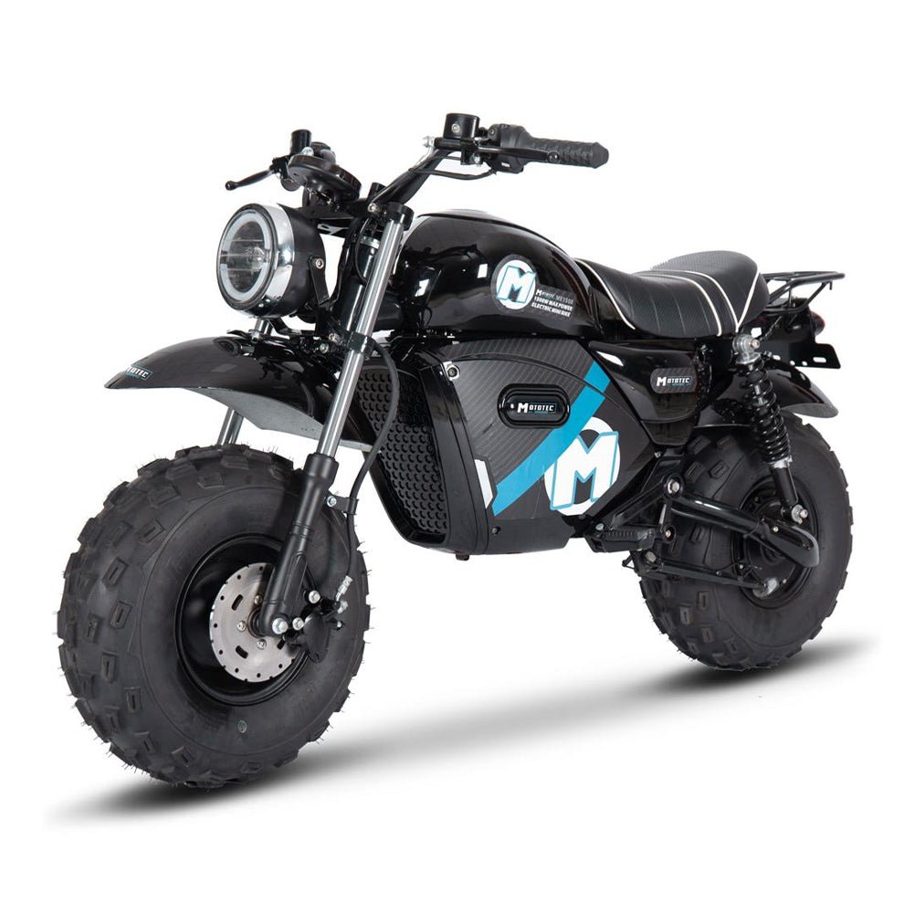 MotoTec 1500W 60V/20AH Electric Powered Mini Bike, Black (97368524) - Energize Trek