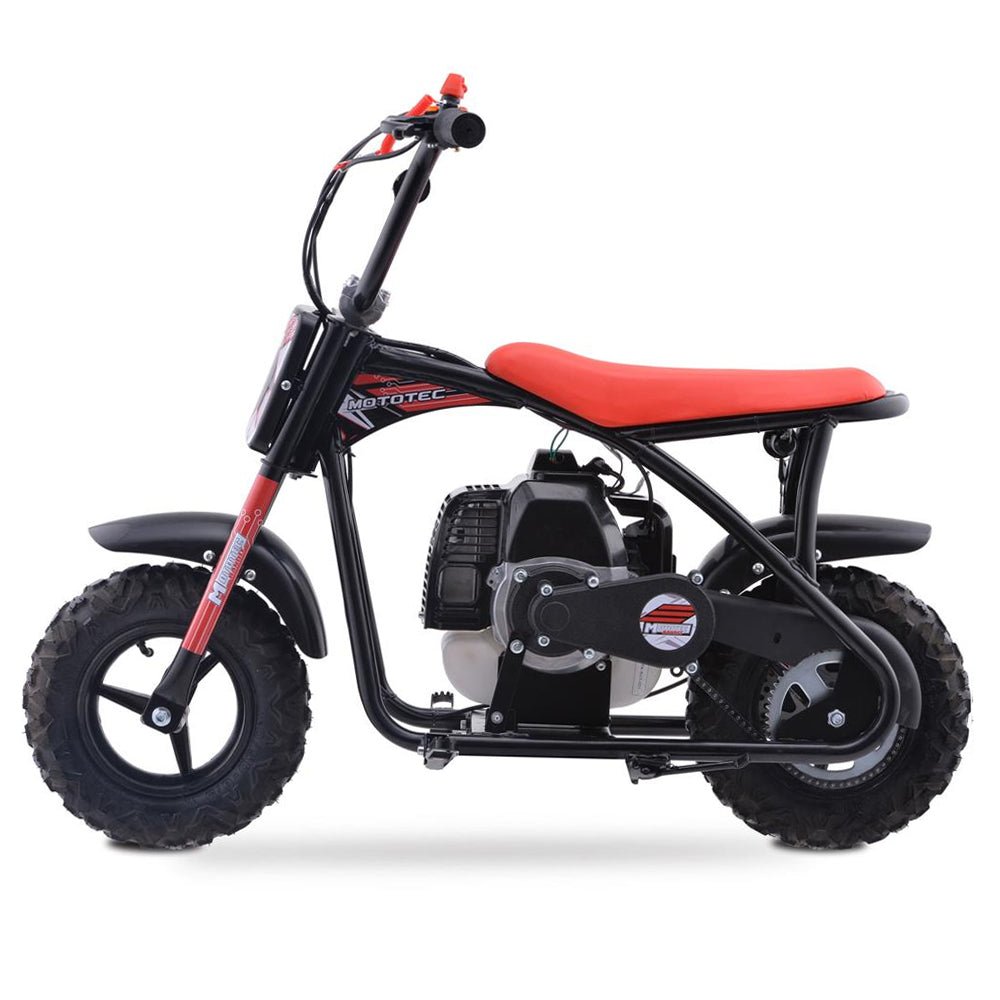 MotoTec Bandit 52CC 2-Stroke Kids Gas Mini Bike (SAK58568) - Energize Trek