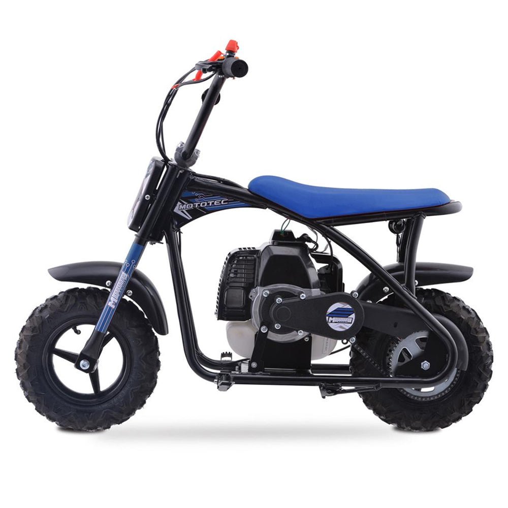 MotoTec Bandit 52CC 2-Stroke Kids Gas Mini Bike (SAK58568) - Energize Trek
