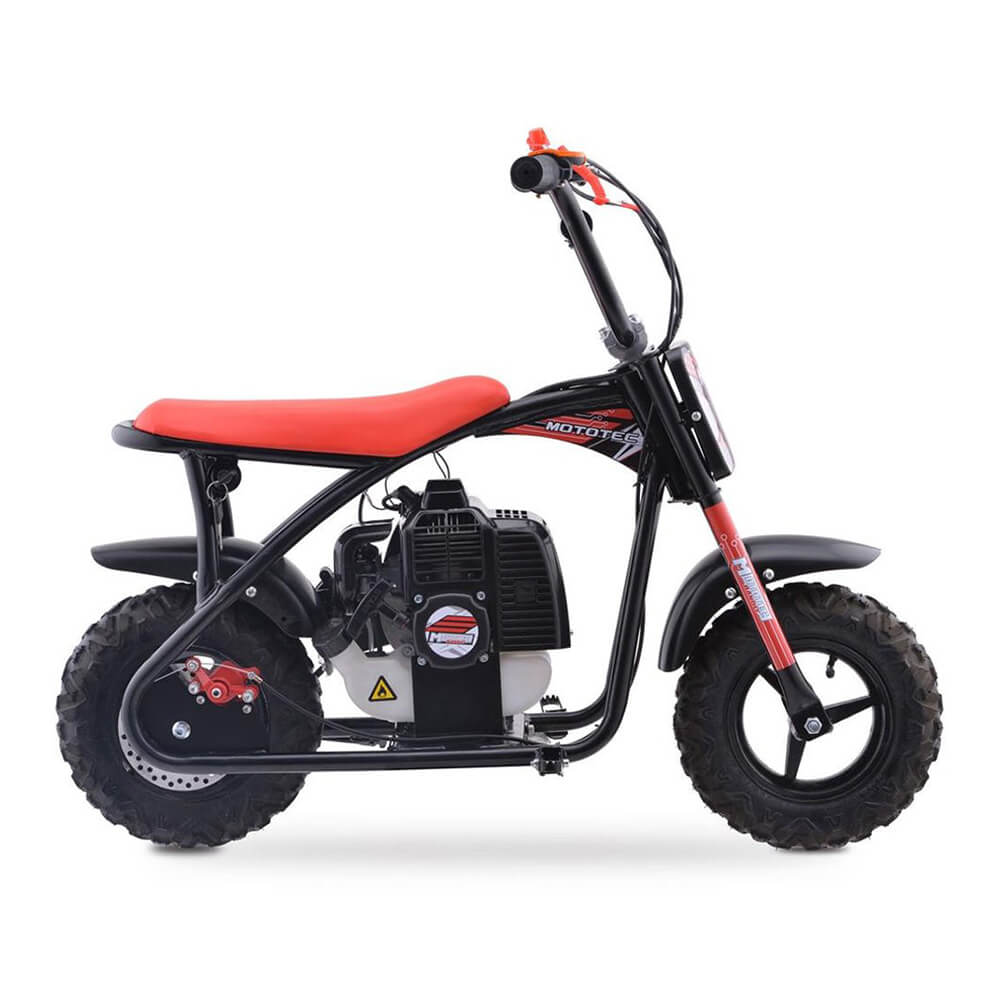 MotoTec Bandit 52CC 2-Stroke Kids Gas Mini Bike (SAK58568) - Energize Trek