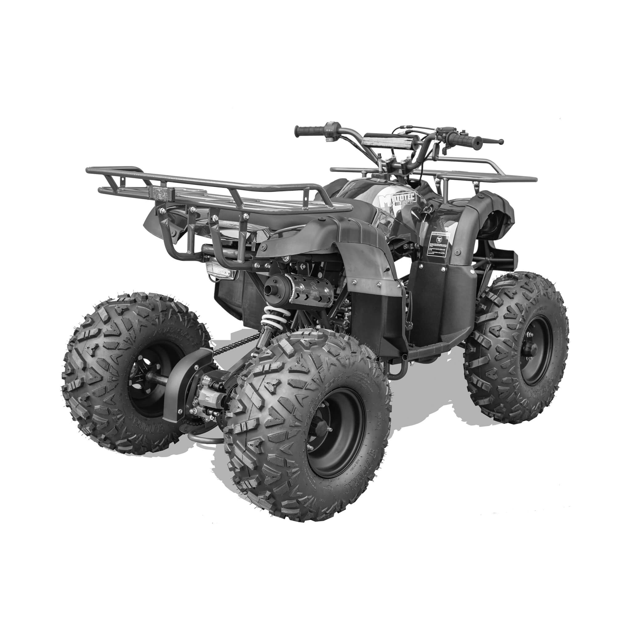 MotoTec Bull 125CC 4-Stroke Mini Kids 4 Wheeler Gas ATV Quad (SAK64813) - Energize Trek