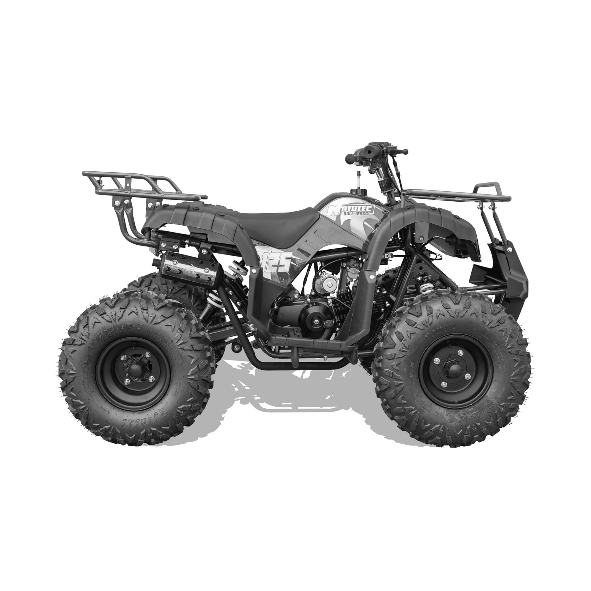MotoTec Bull 125CC 4-Stroke Mini Kids 4 Wheeler Gas ATV Quad (SAK64813) - Energize Trek