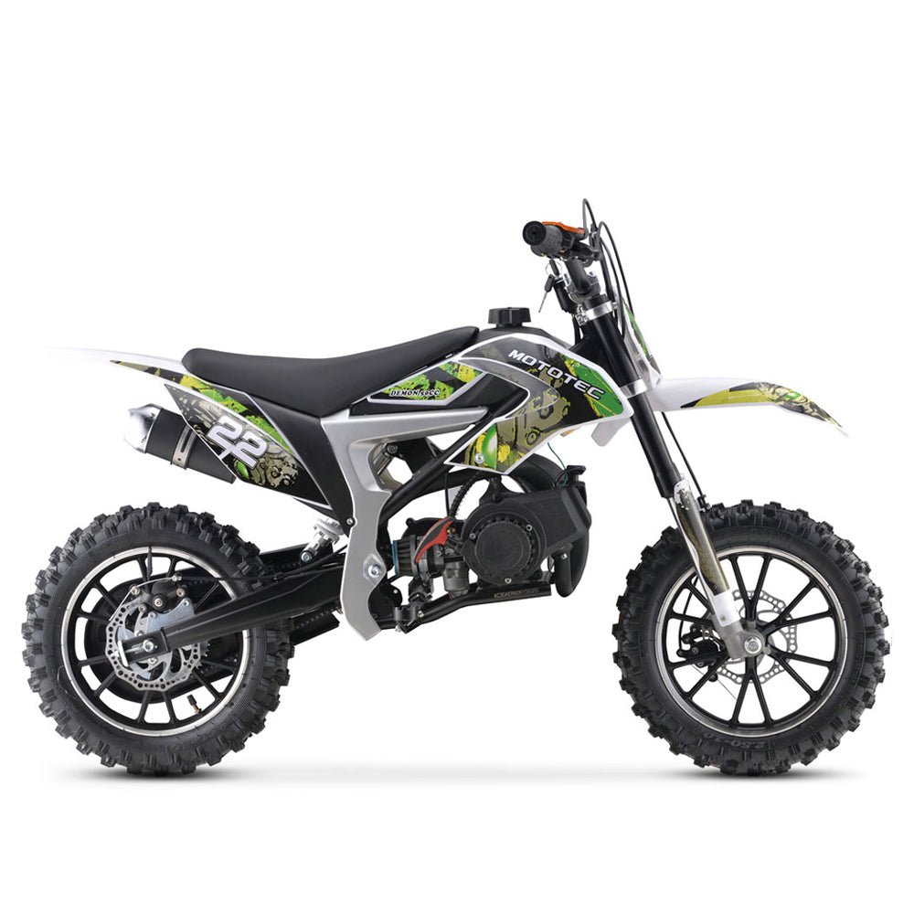 MotoTec Demon 50CC 2-Stroke Kids Gas Dirt Bike (SAK76541) - Energize Trek