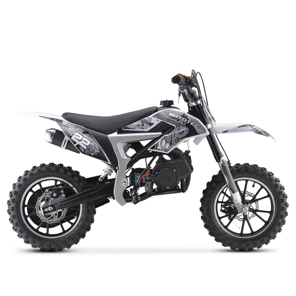 MotoTec Demon 50CC 2-Stroke Kids Gas Dirt Bike (SAK76541) - Energize Trek