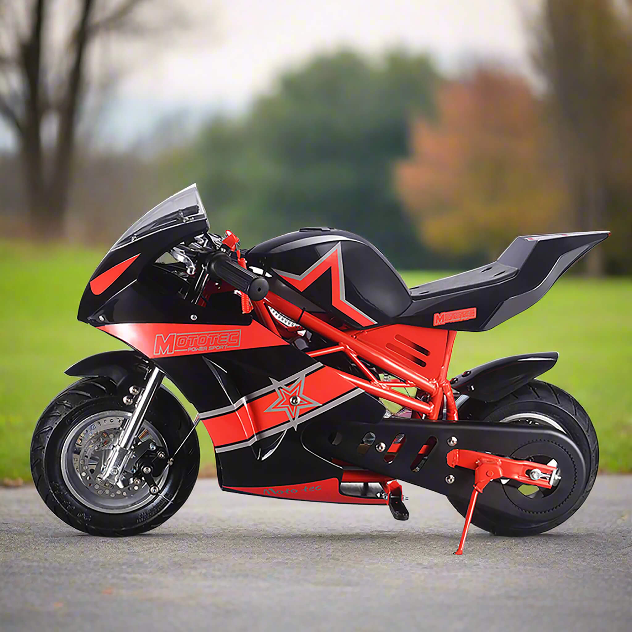MotoTec GT 49CC 2-Stroke Premium Air Cooled Gas Pocket Bike (93706896) - Energize Trek