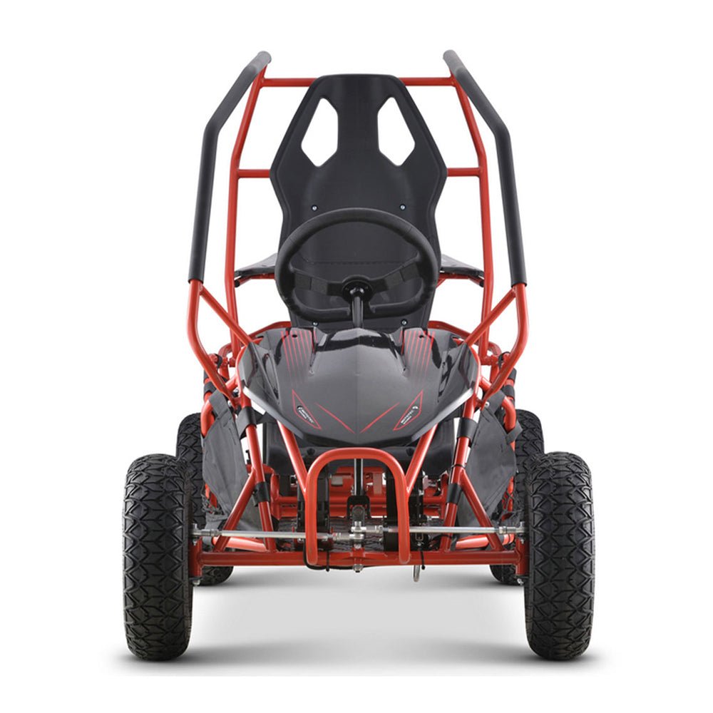 MotoTec Maverick 36V/36AH Red Electric Battery Powered Go Kart, 1000W (96358241) - Energize Trek