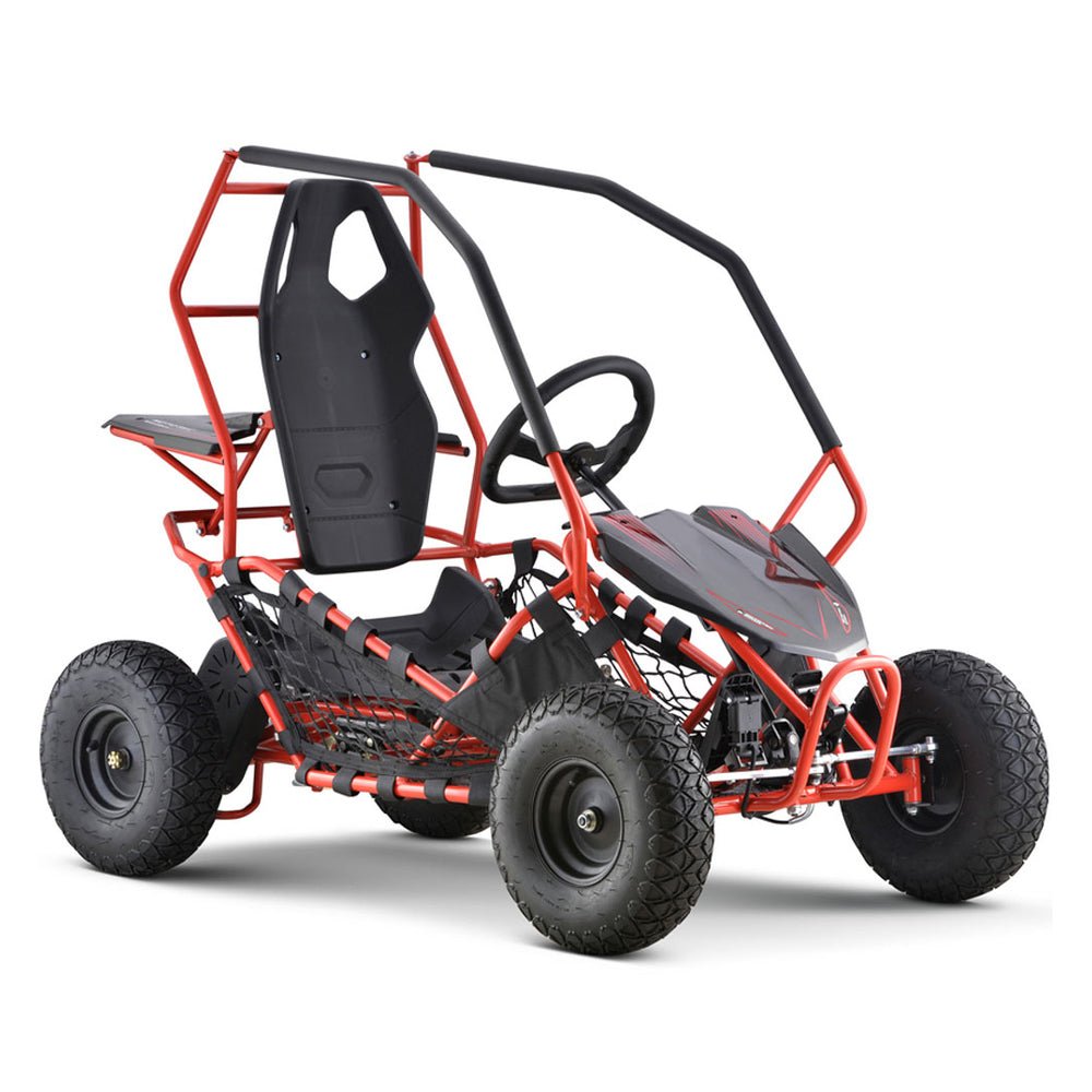 MotoTec Maverick 36V/36AH Red Electric Battery Powered Go Kart, 1000W (96358241) - Energize Trek