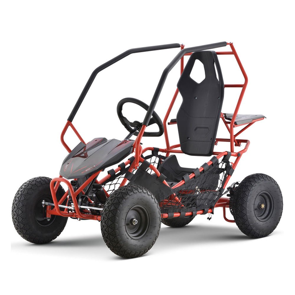 MotoTec Maverick 36V/36AH Red Electric Battery Powered Go Kart, 1000W (96358241) - Energize Trek