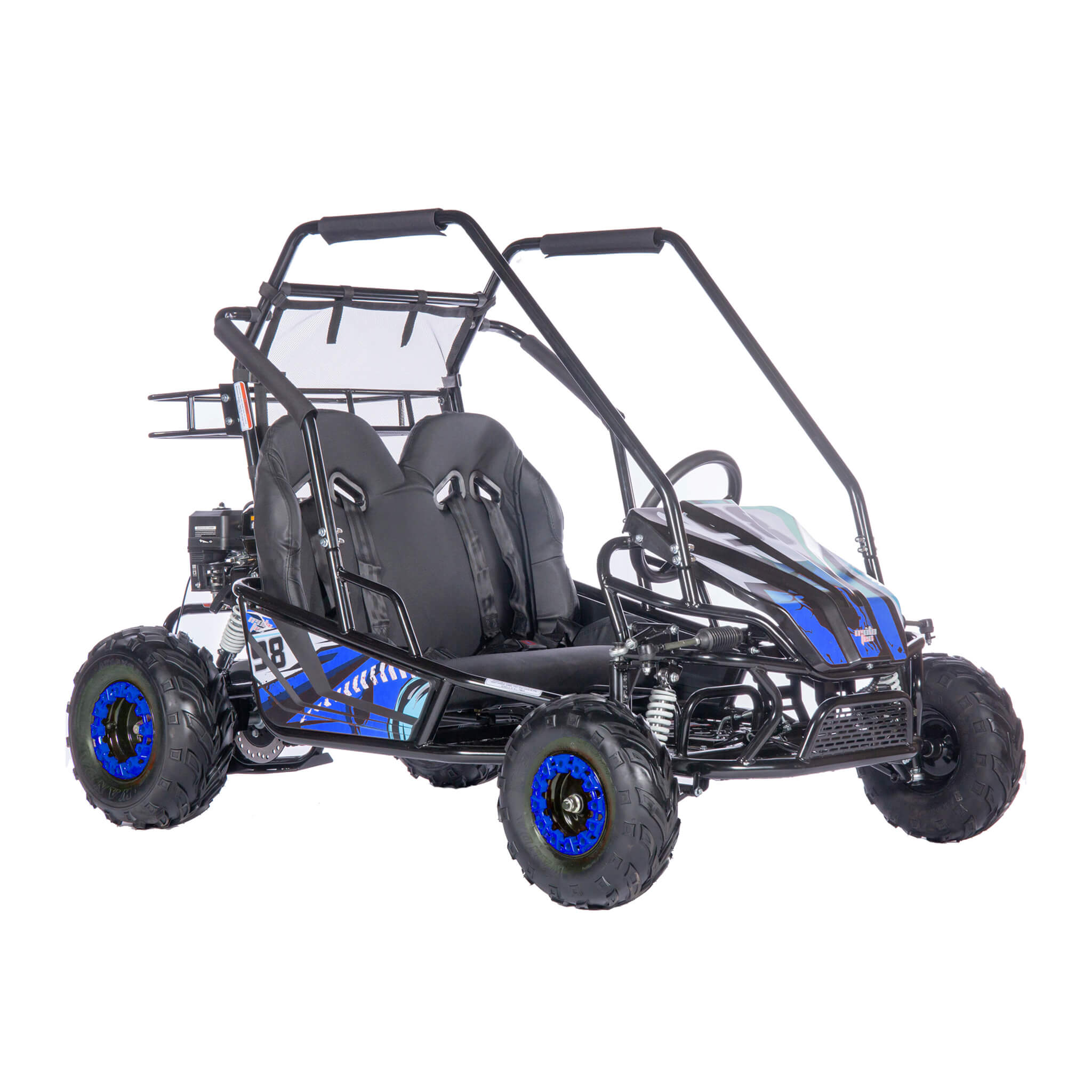 MotoTec Mud XL 212CC 2 Seat Go Kart With Full Suspension (SAK27195) - Energize Trek