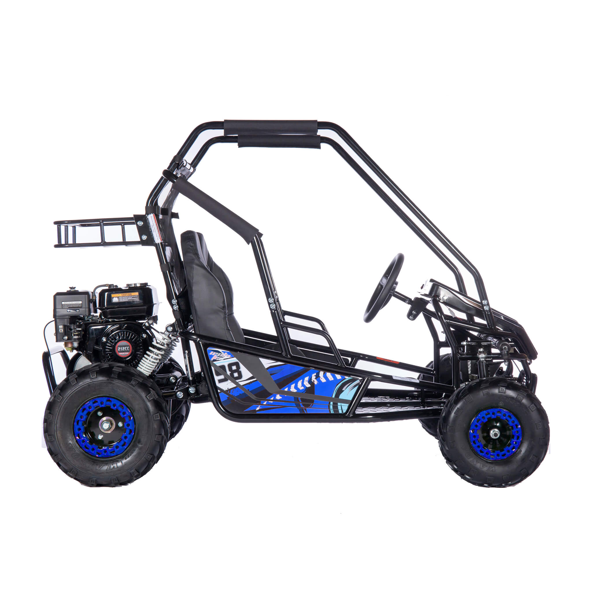 MotoTec Mud XL 212CC 2 Seat Go Kart With Full Suspension (SAK27195) - Energize Trek