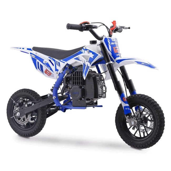 MotoTec Villain 52CC 2-Stroke Kids Gas Dirt Bike (93495478) - Energize Trek