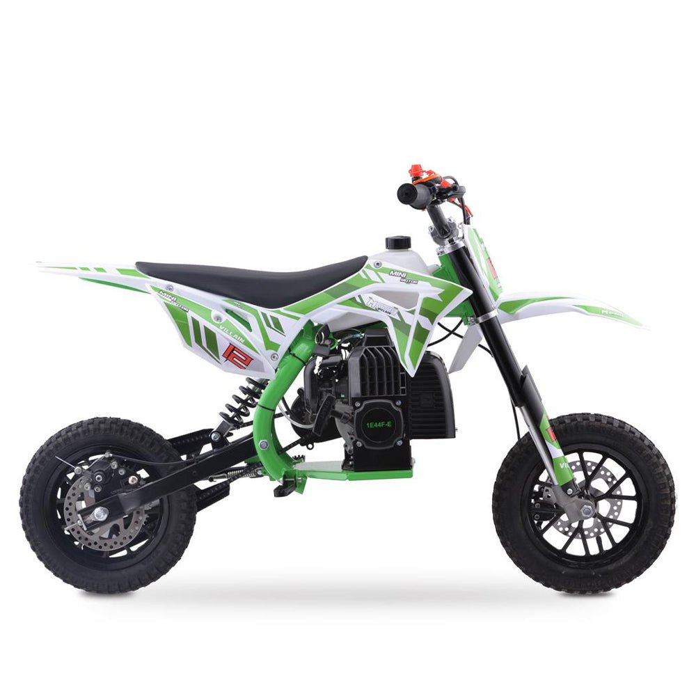 MotoTec Villain 52CC 2-Stroke Kids Gas Dirt Bike (93495478) - Energize Trek