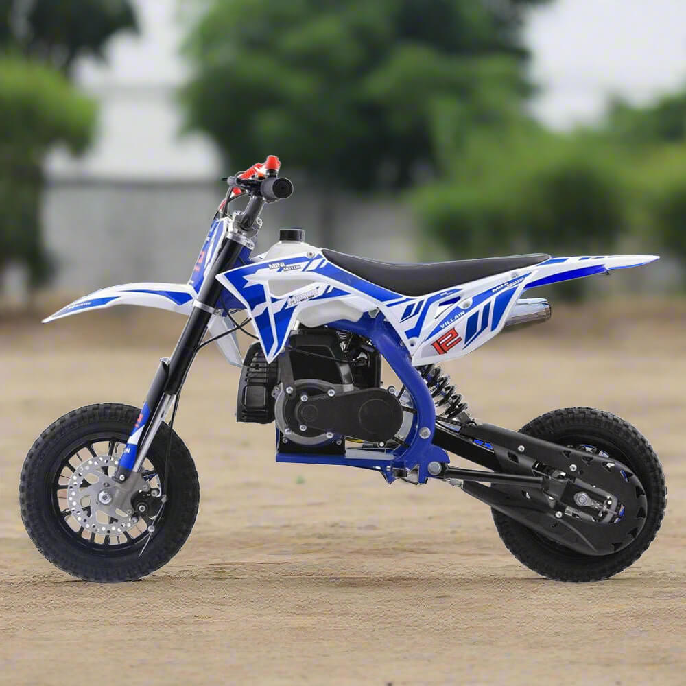 MotoTec Villain 52CC 2-Stroke Kids Gas Dirt Bike (93495478) - Energize Trek